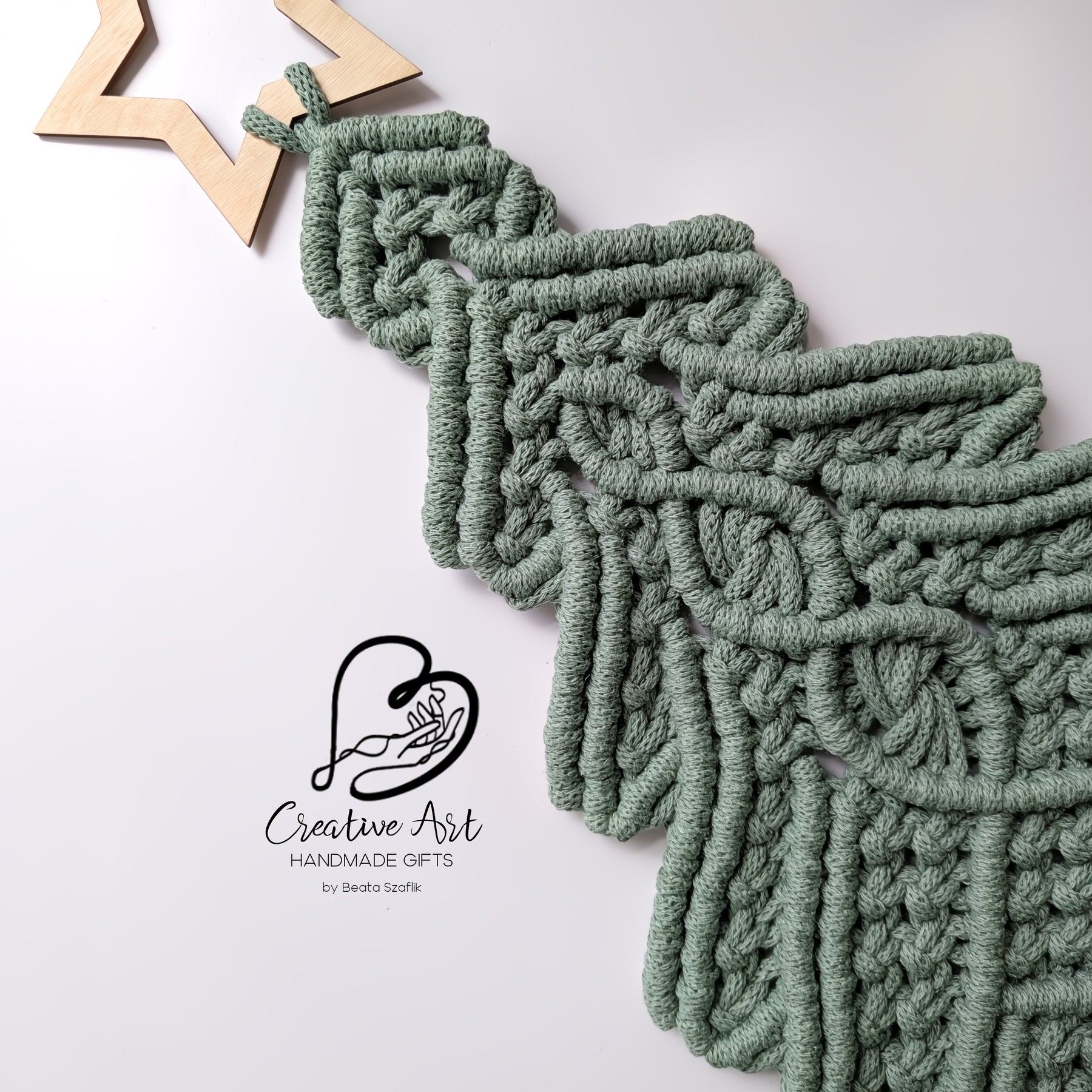 Macrame Christmas Tree wall hanging