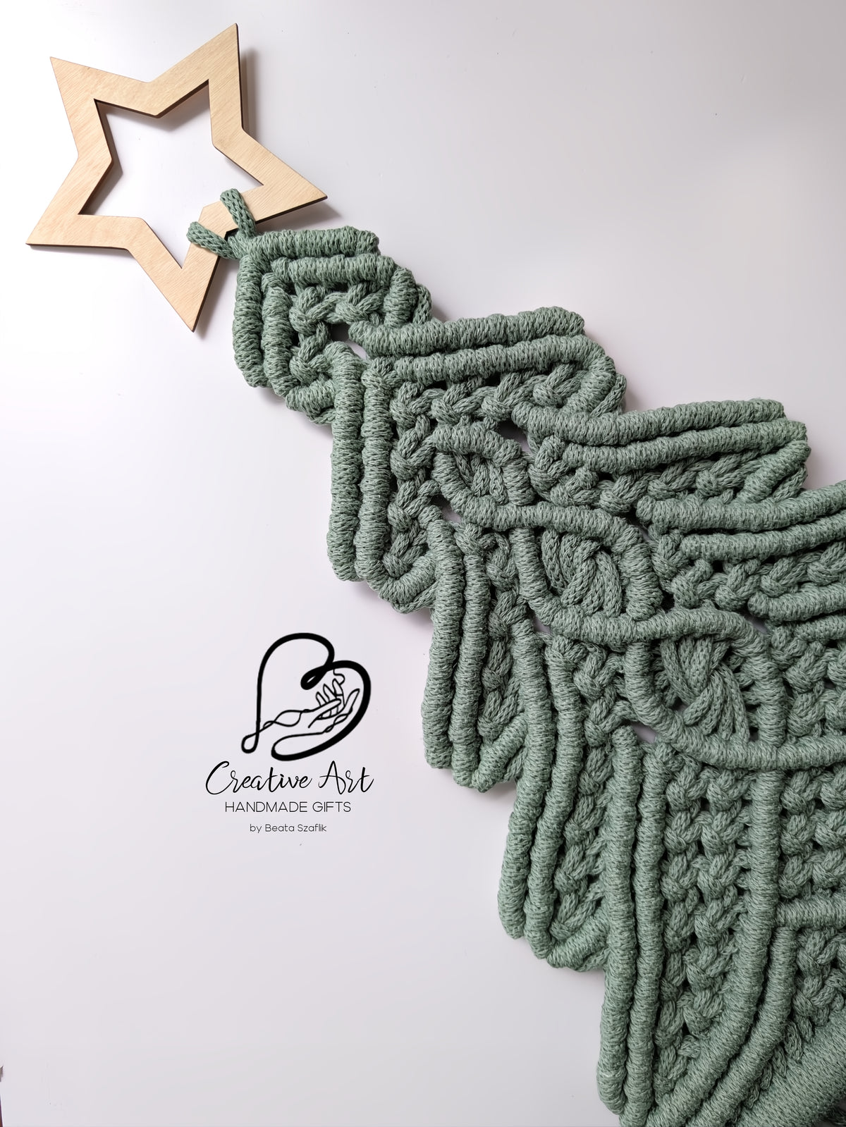 Macrame Christmas Tree wall hanging