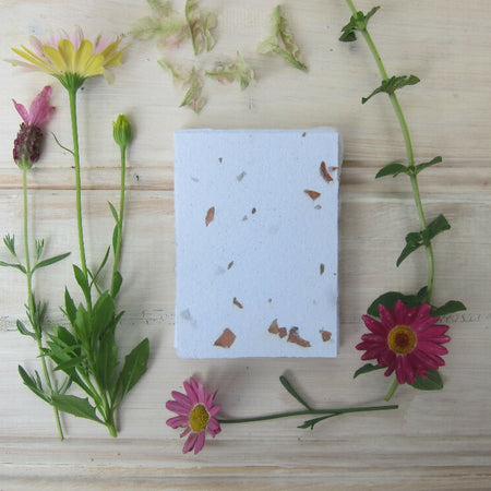 Camellia Petal Handmade Paper Sheets / Flower Stationery / Craft paper
