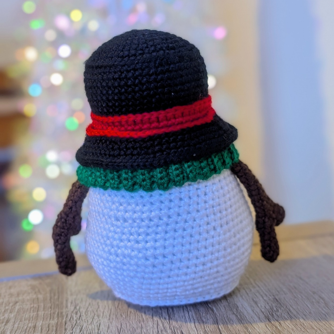 Crochet Christmas Snowman Gnome
