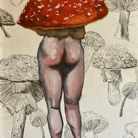 Original Mushroom Lady Artwork