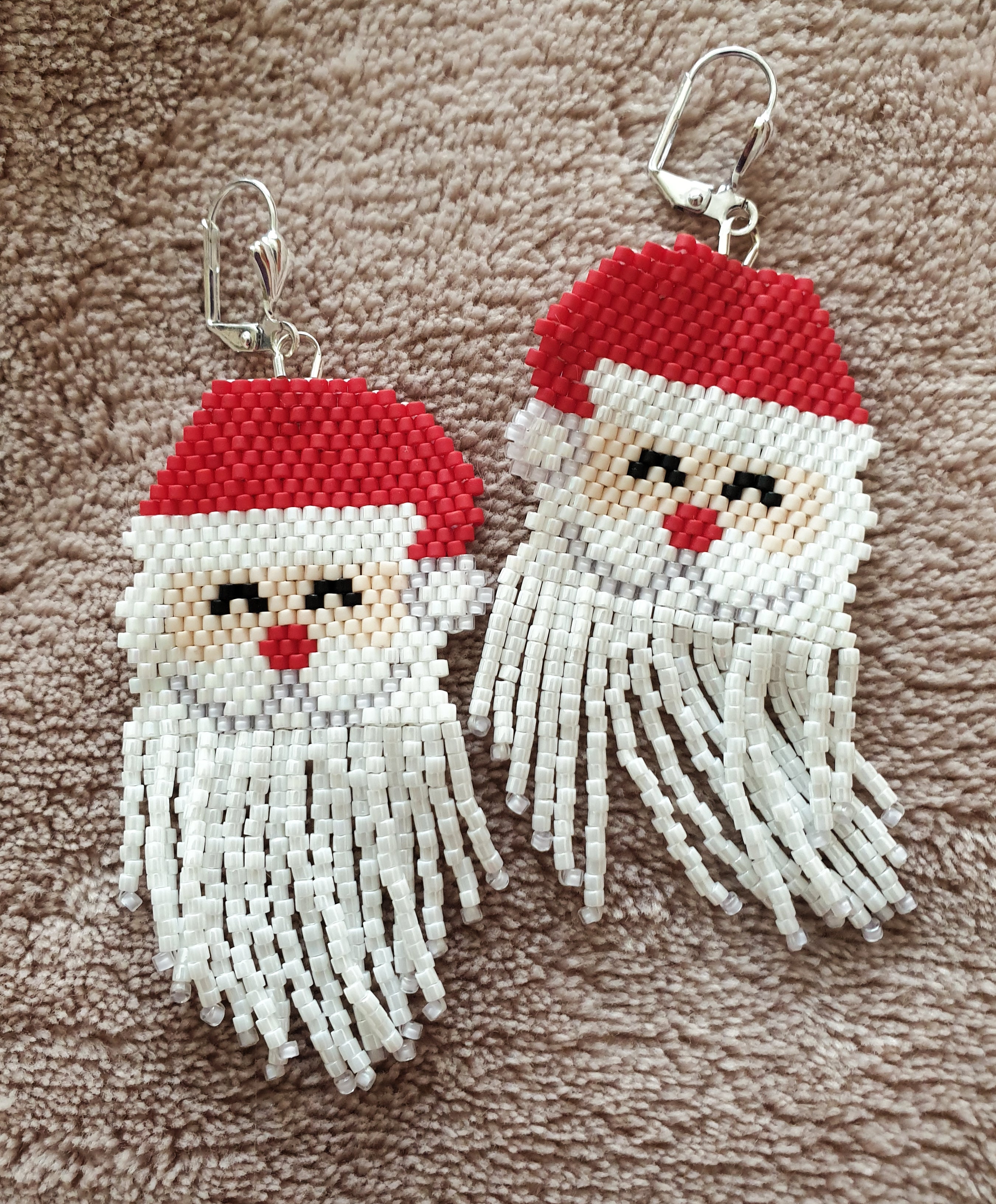Santa Fringe Earrings