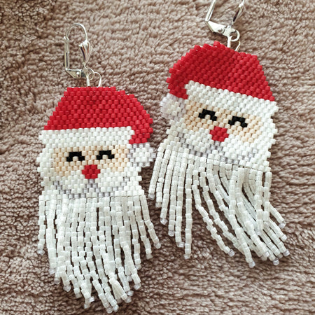 Santa Fringe Earrings