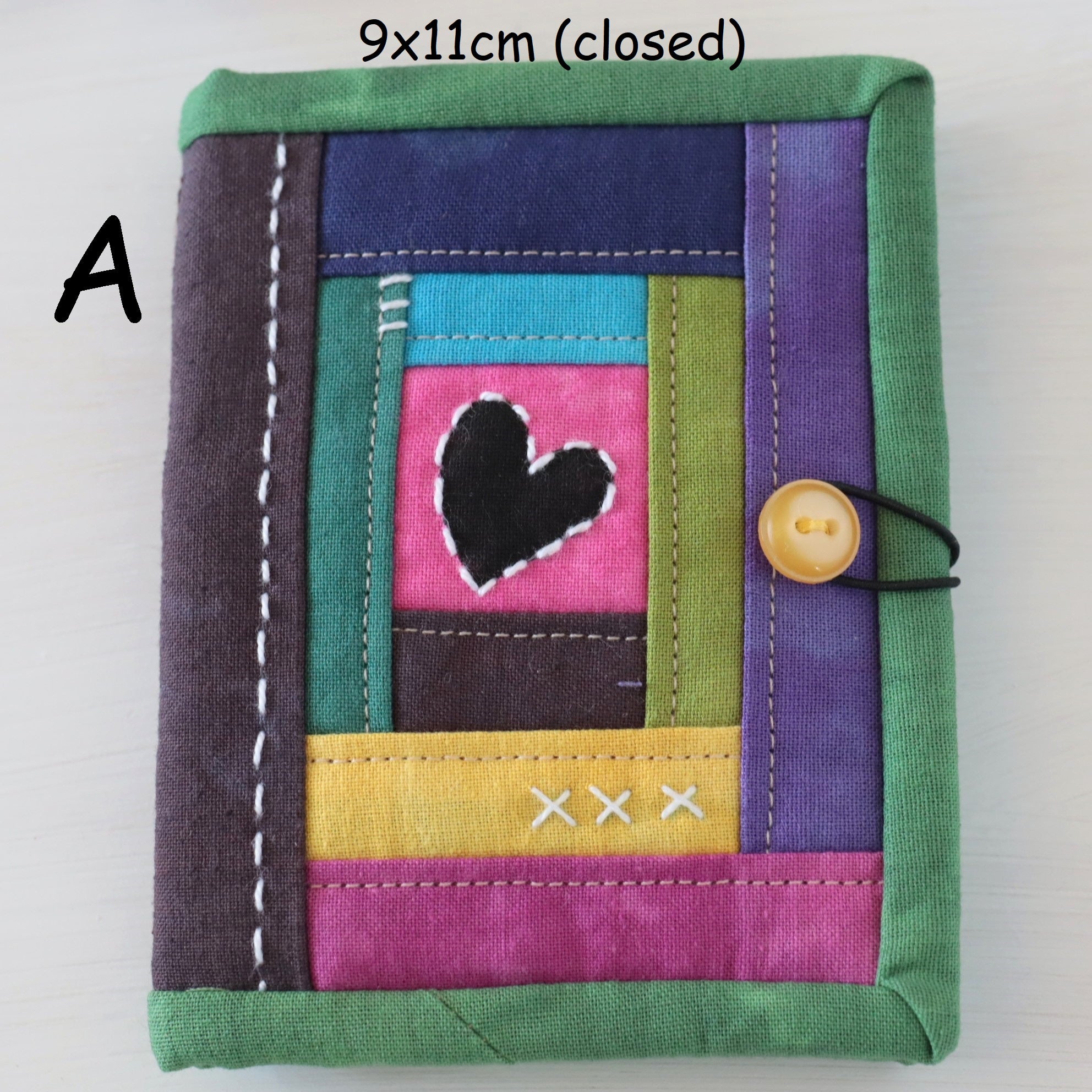 Hand Dyed Patchwork Needle Books