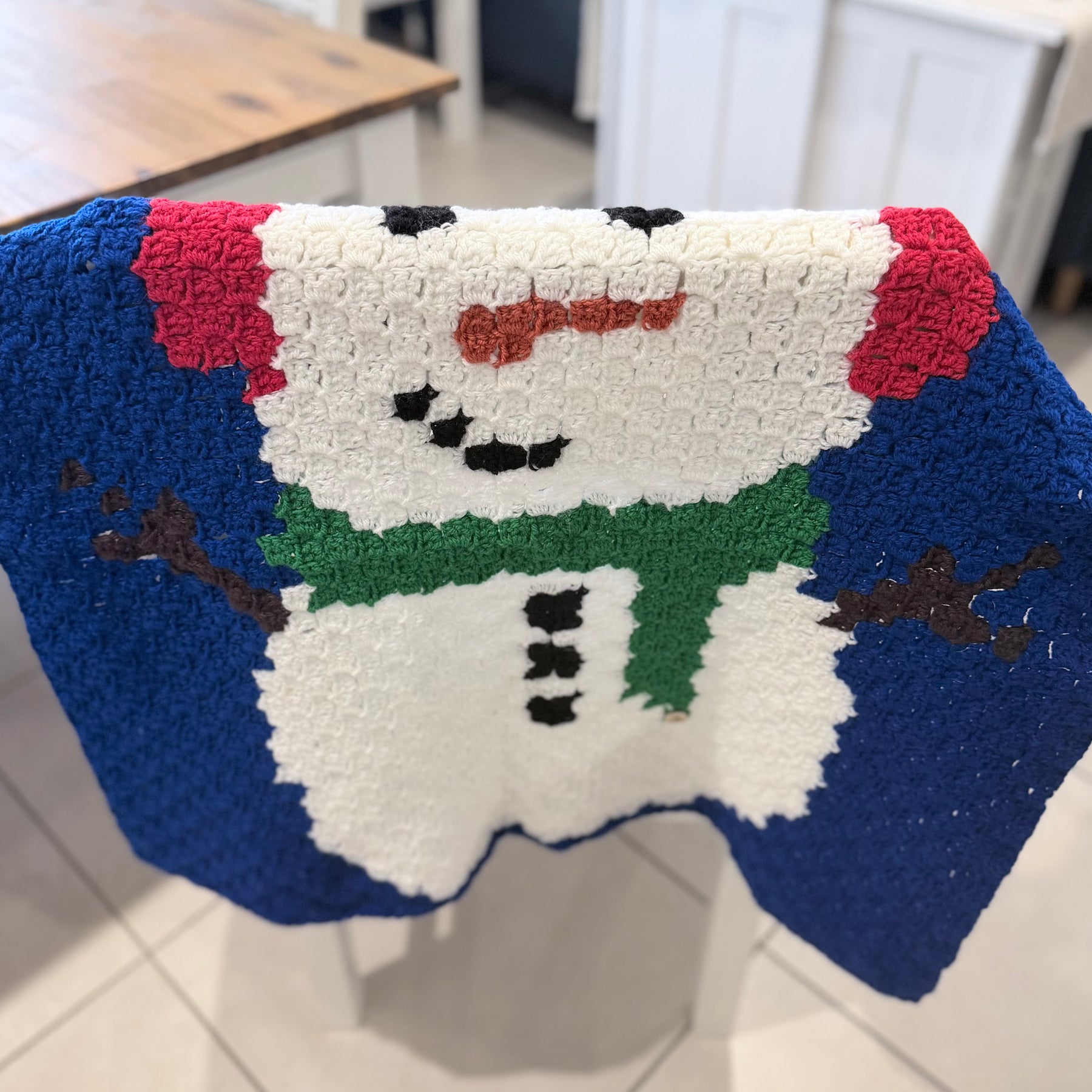 #033 Child Size Snowman Blanket
