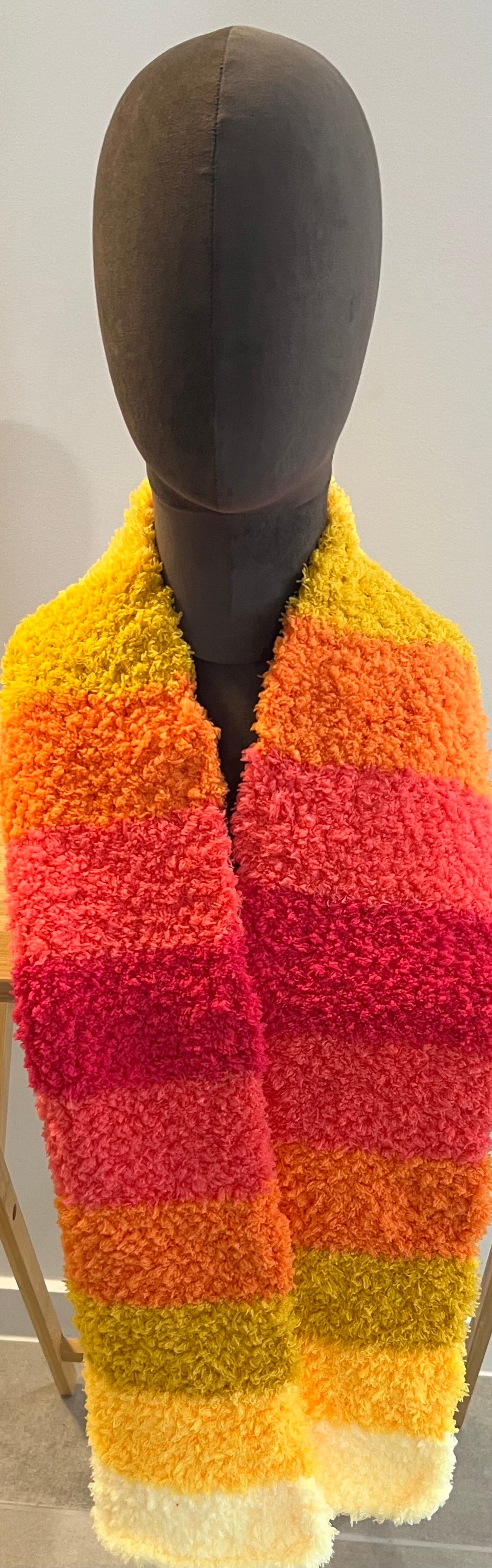 Rainbow sunshine scarf