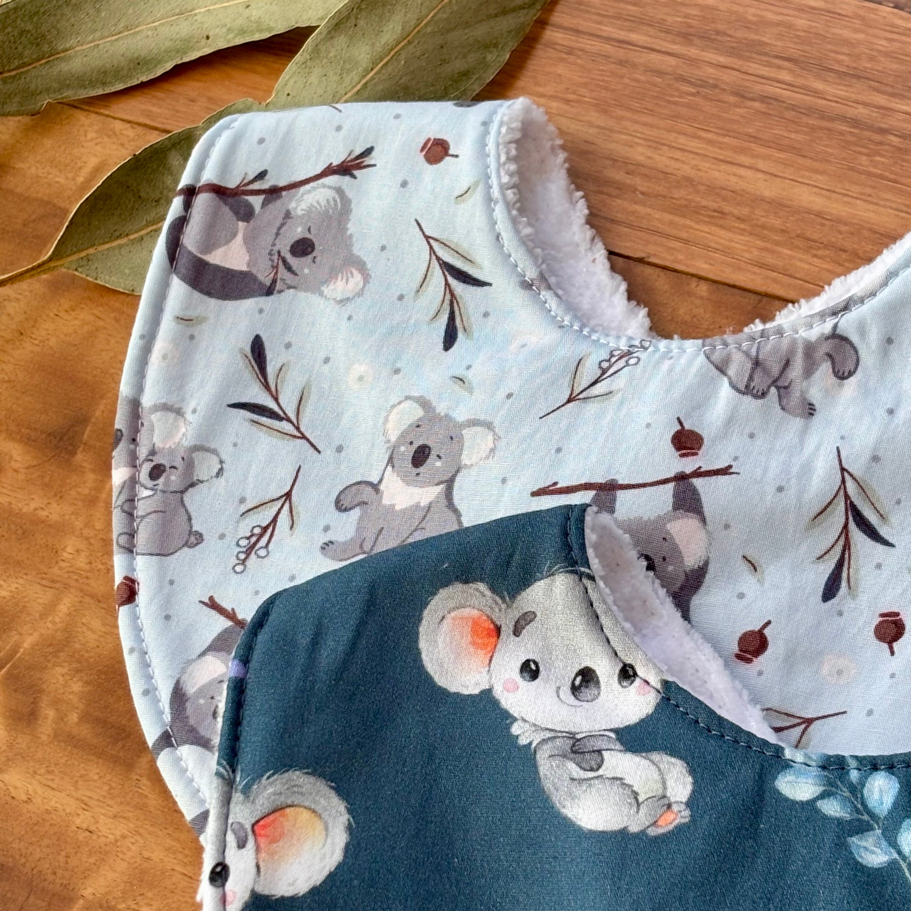 Australiana Baby Bib Set | Koala Buddies | Ready to Ship