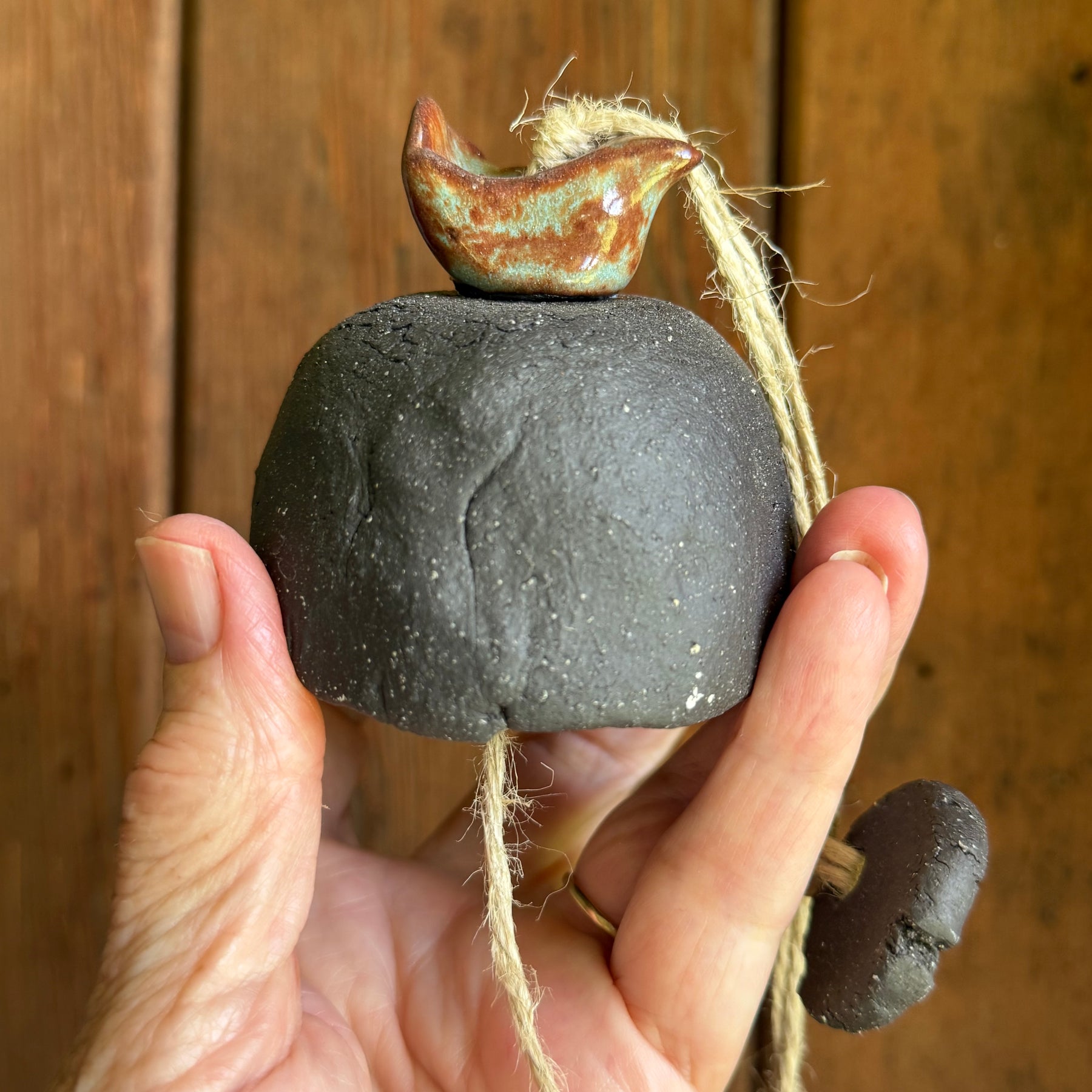 Rustic bird bell