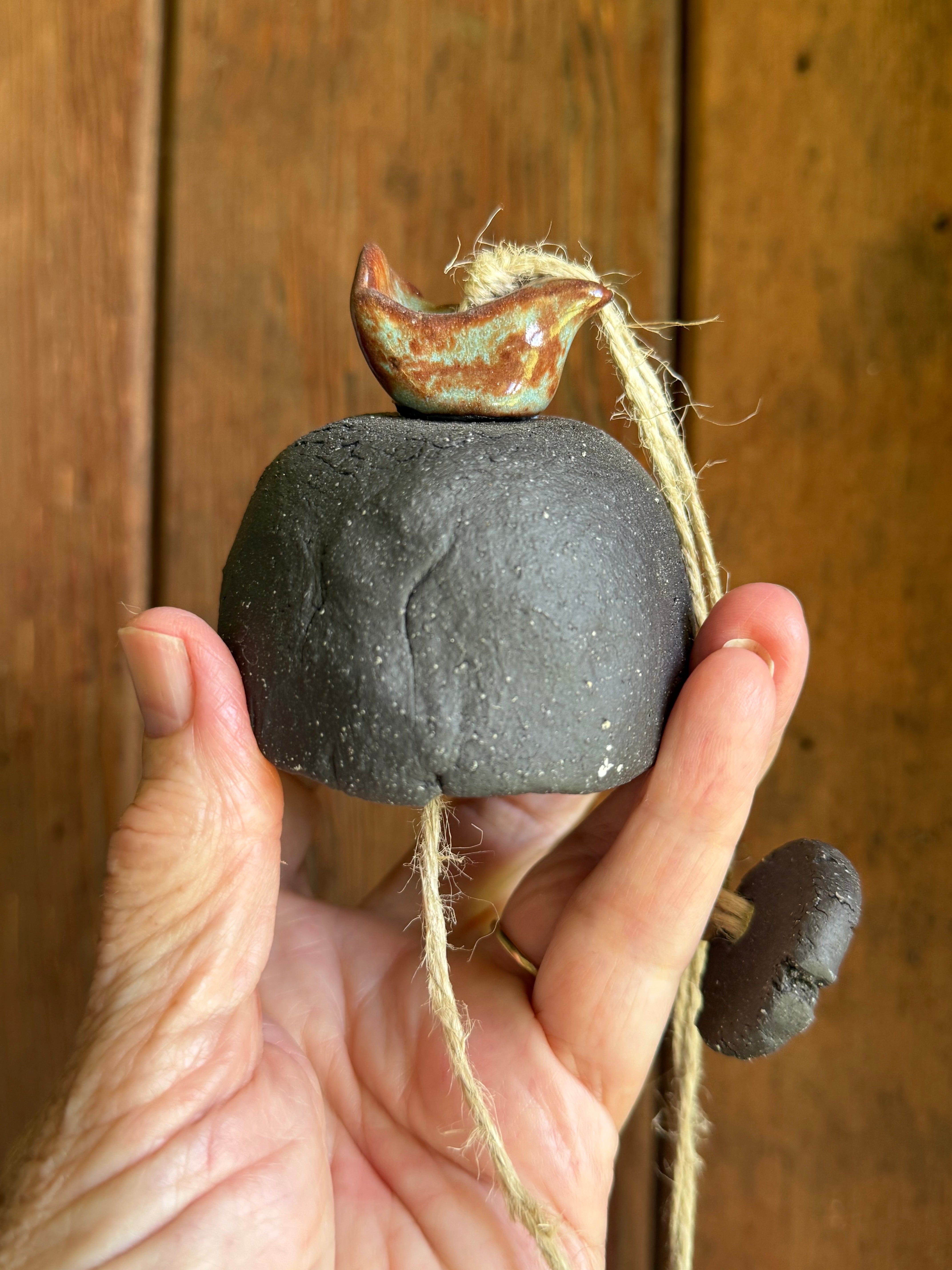 Rustic bird bell