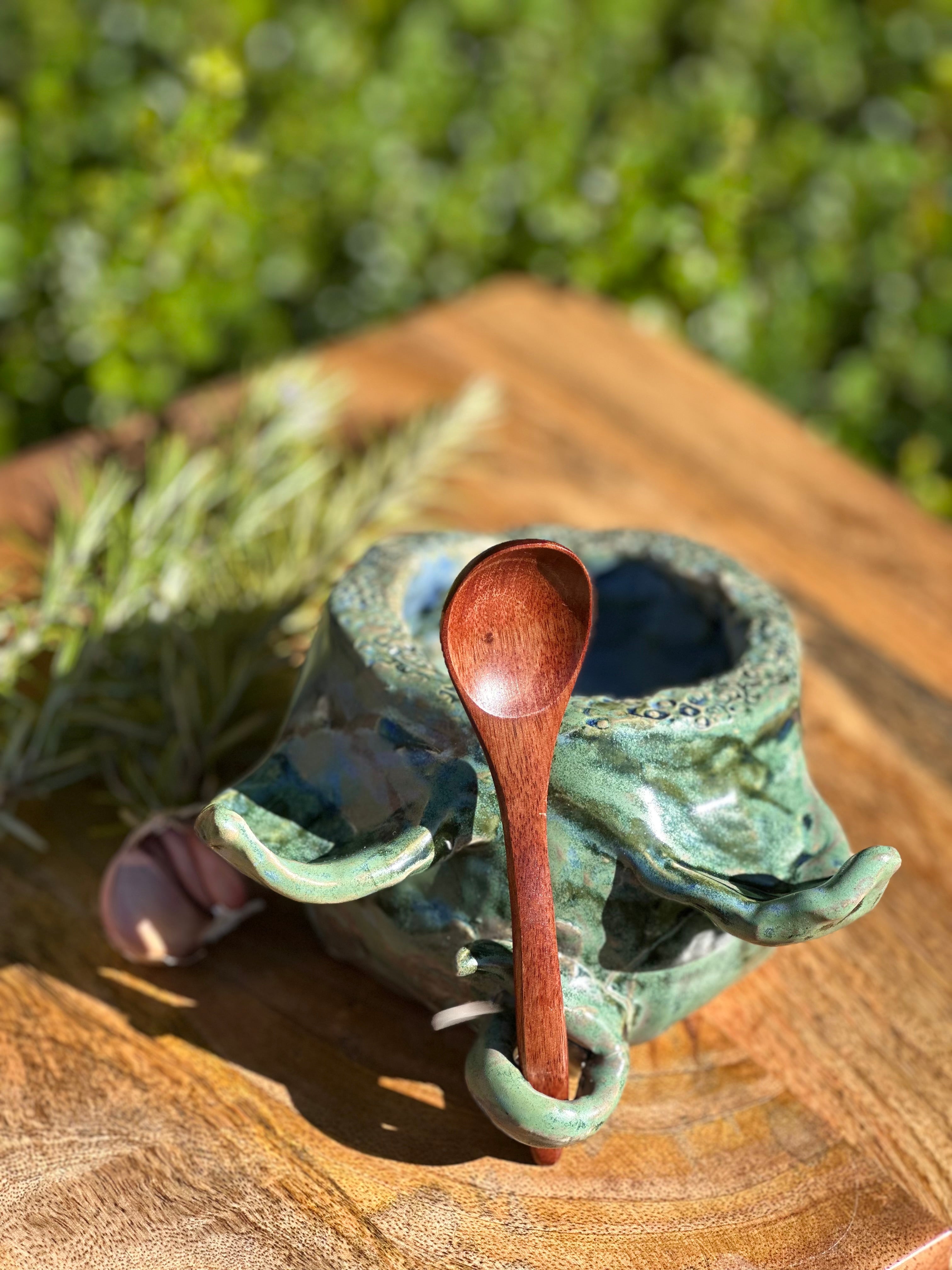 Large Pig Salt Cellar Pot - Ocean