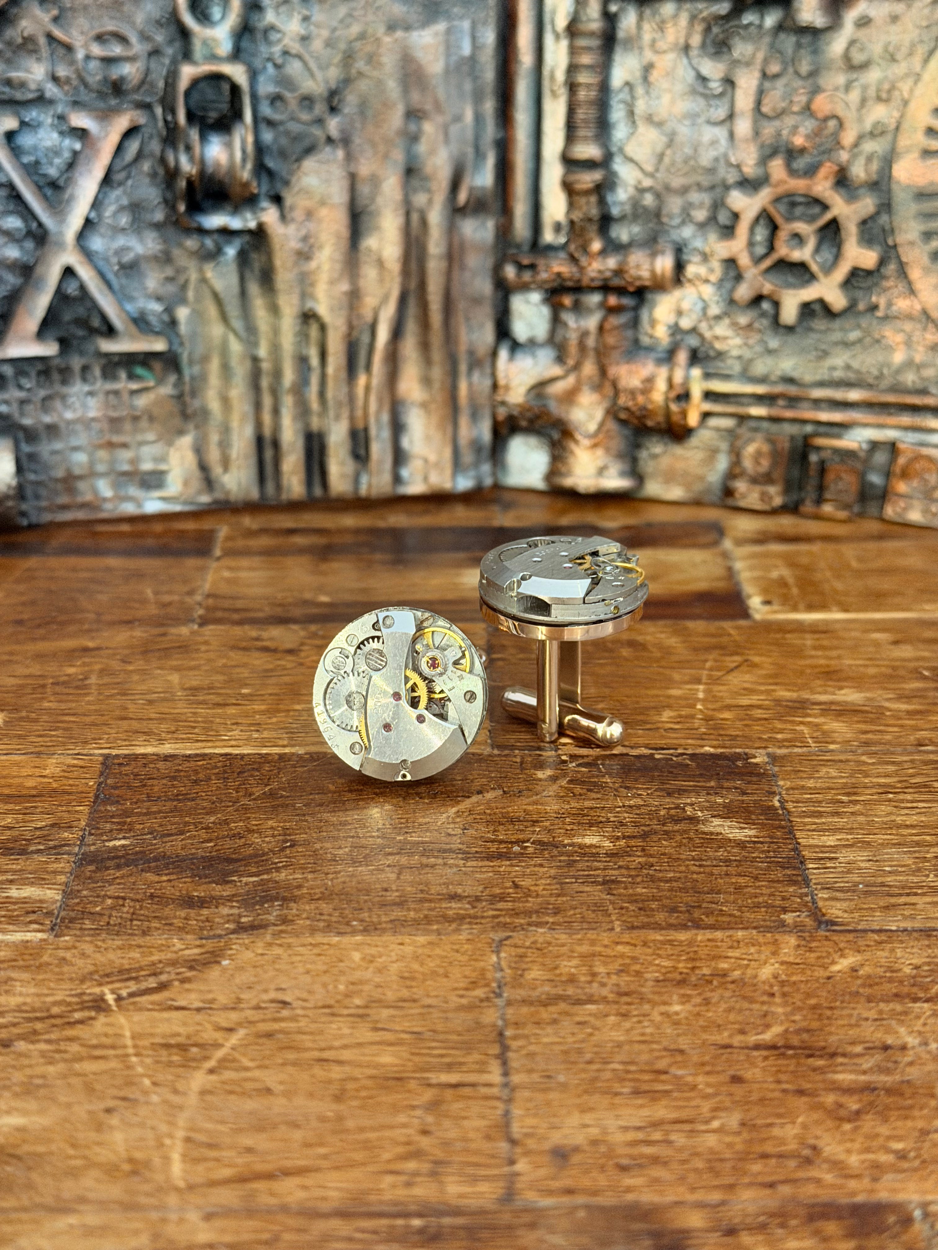 Steampunk Watch Movement Cufflinks