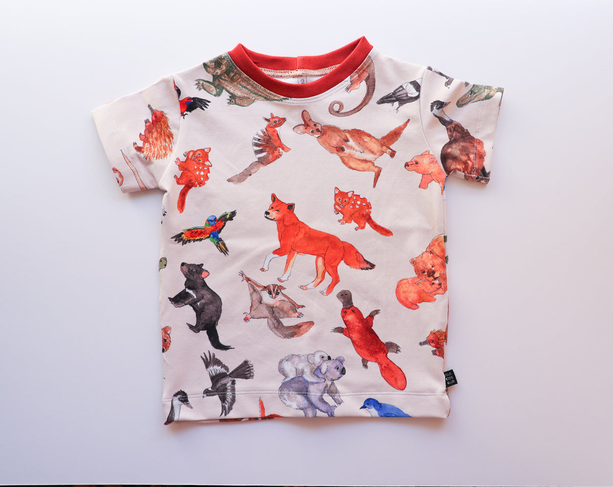 Australian Animals organic cotton tee shirt 2026-27