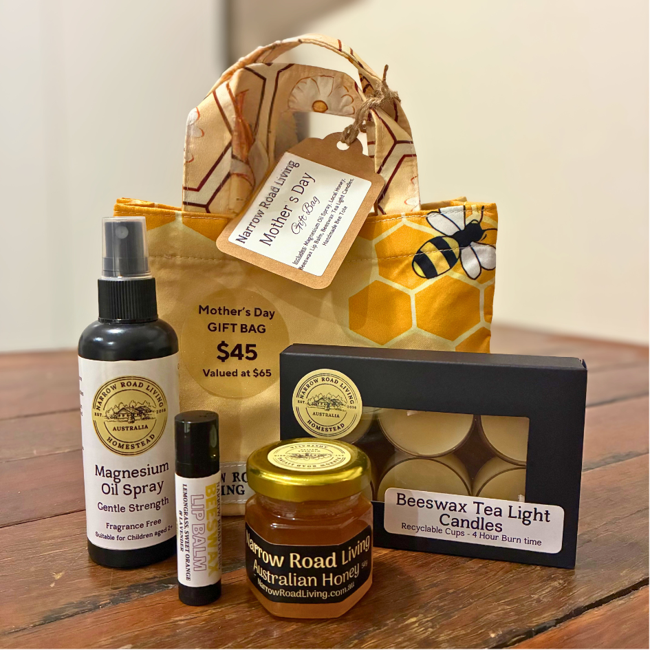 Mothers Day Gift Bag - Magnesium and Beeswax