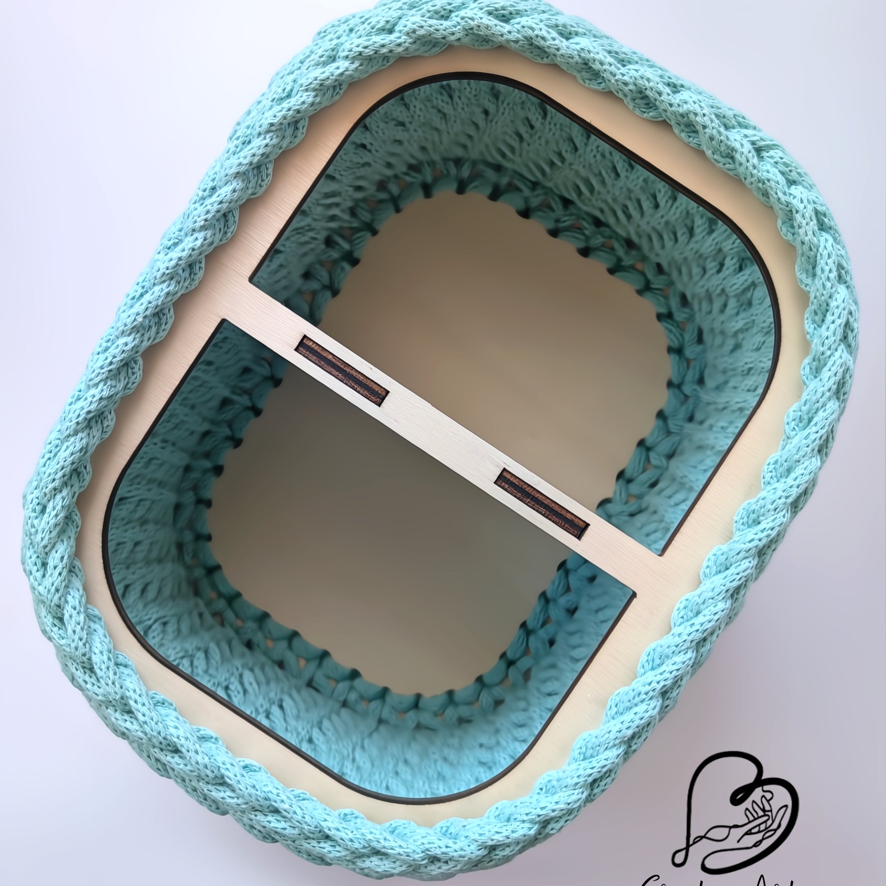 Two-Compartment Basket Organiser