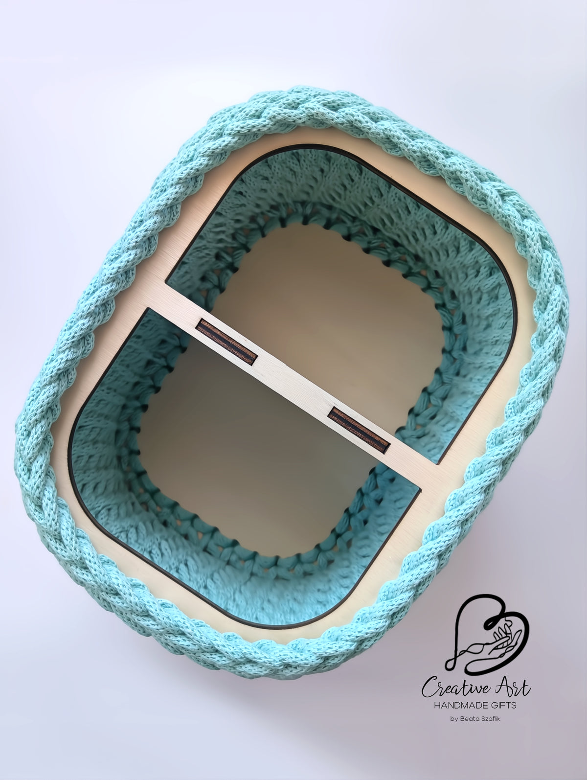 Two-Compartment Basket Organiser