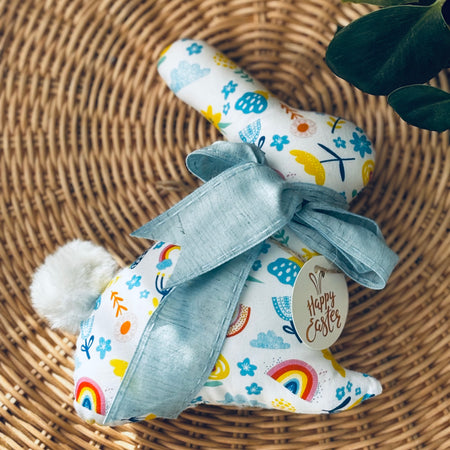 Limited Edition Handmade Fabric Bunny - Decorative Keepsake
