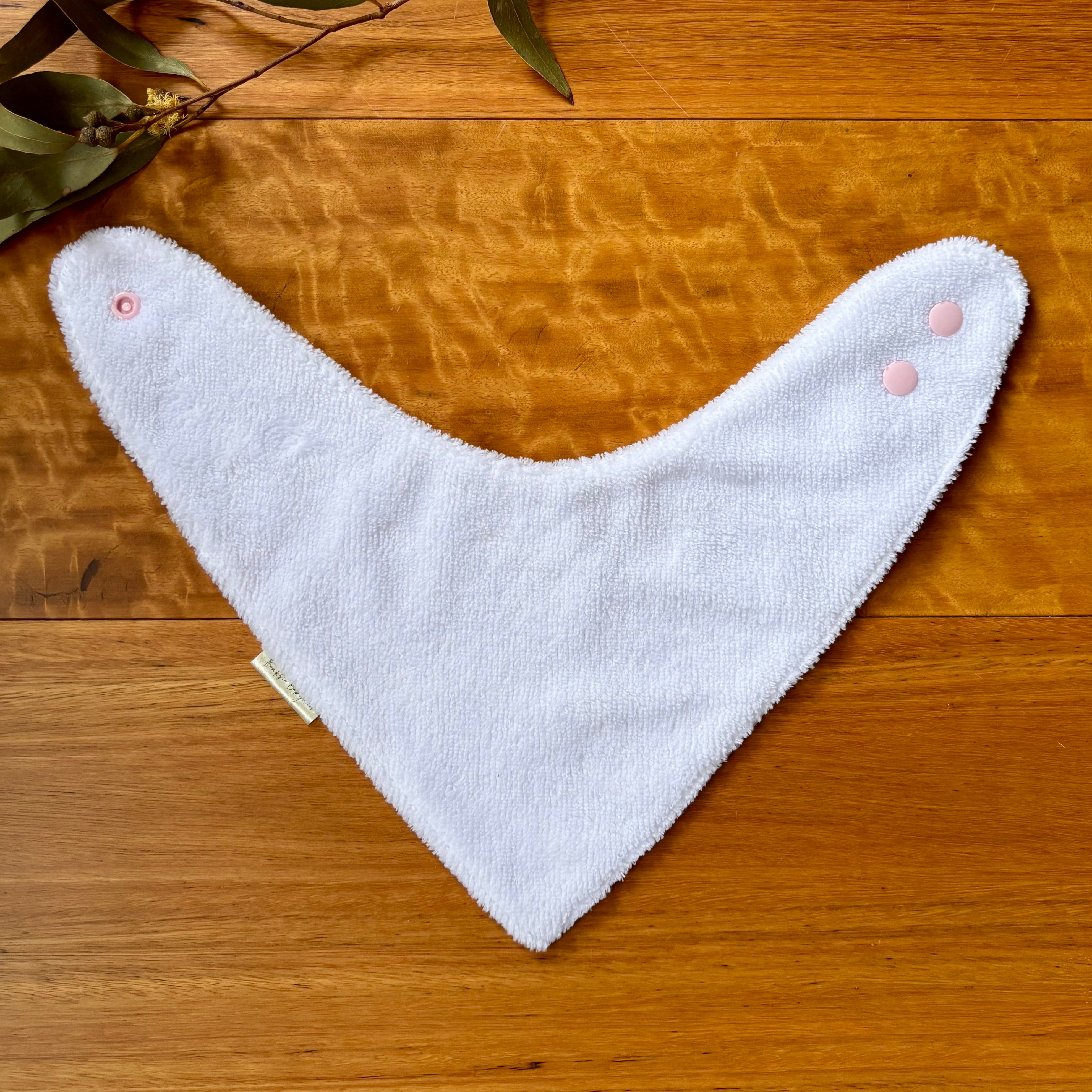 Baby Bib and Burp Cloth Set | May Gibbs Flannel Flowers | Ready to Ship