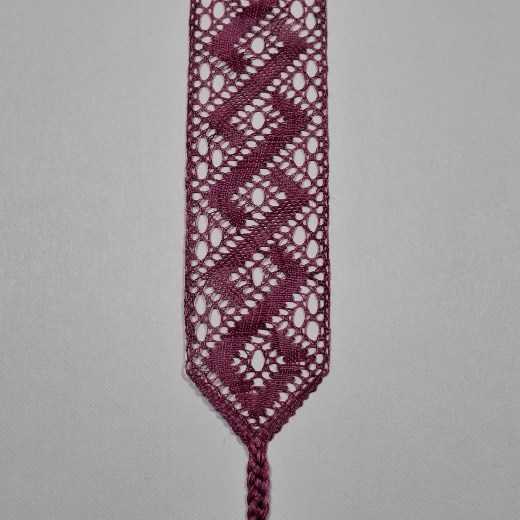 Plum Diamond trail Lace Bookmark
