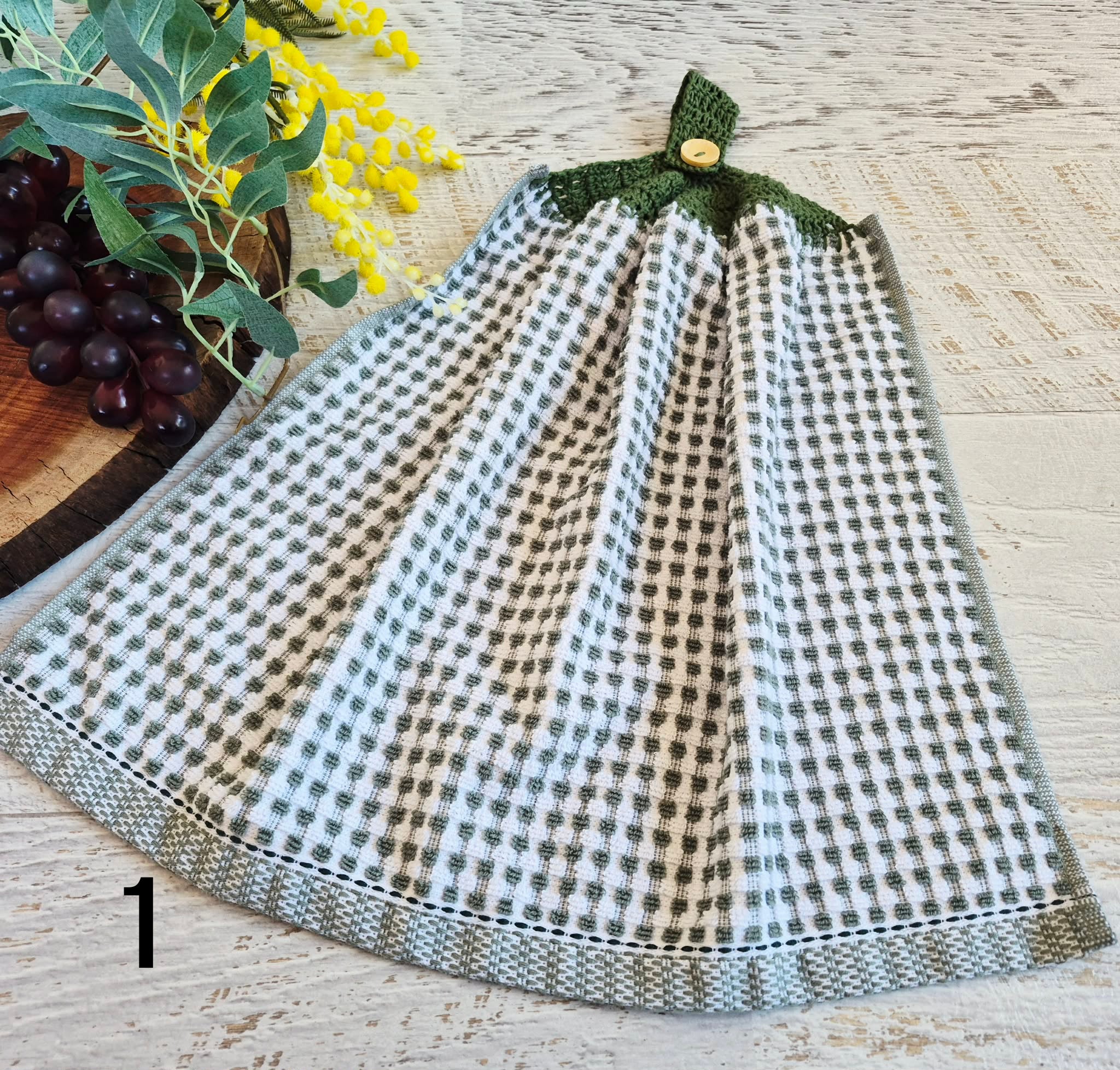 Kitchen Hand Towel | Hanging | Cotton | SINGLE LAYER | 9 Styles - 1-9