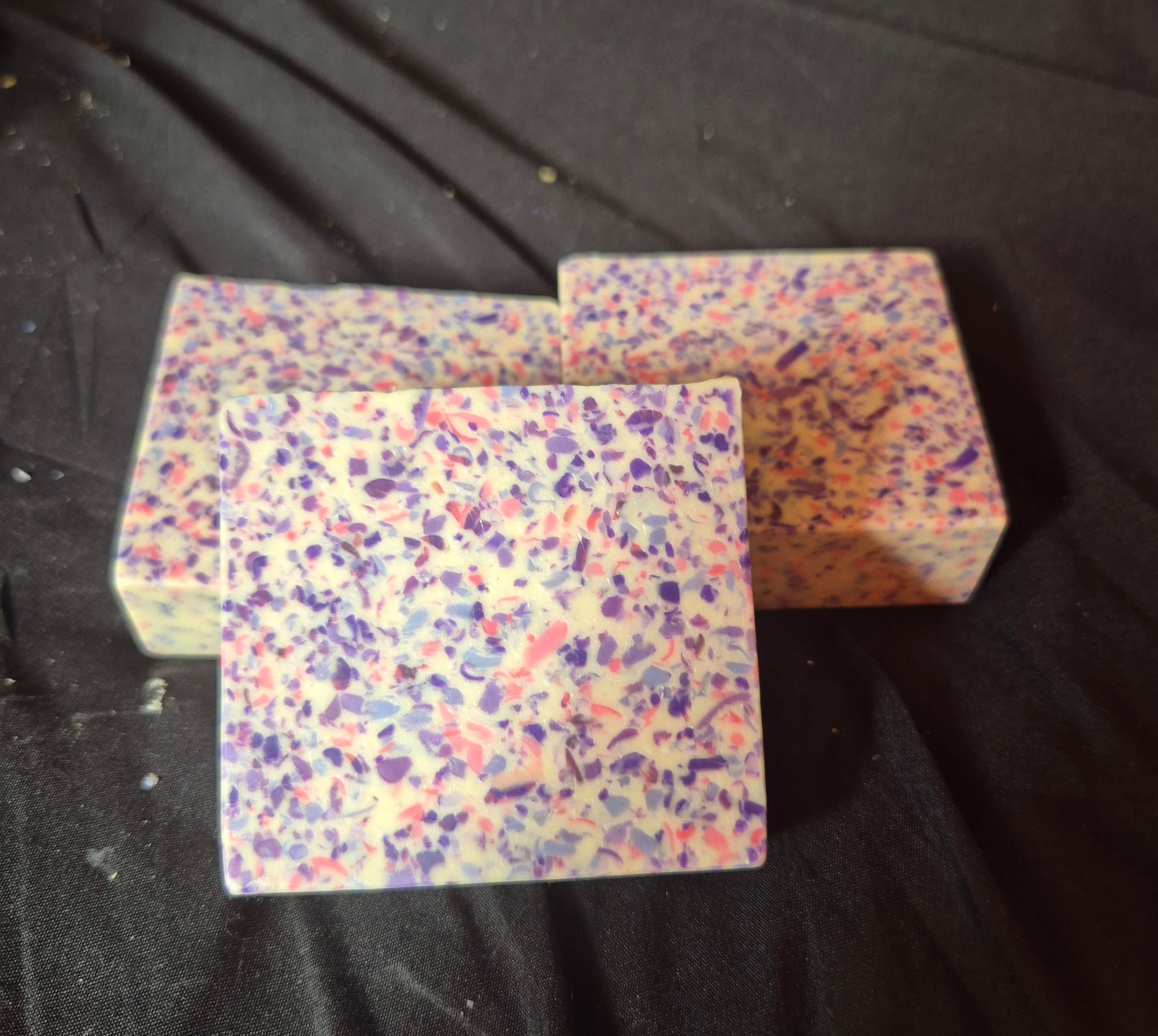 Handmade - 3 PK Confetti Variety Goats Milk Soap Bars