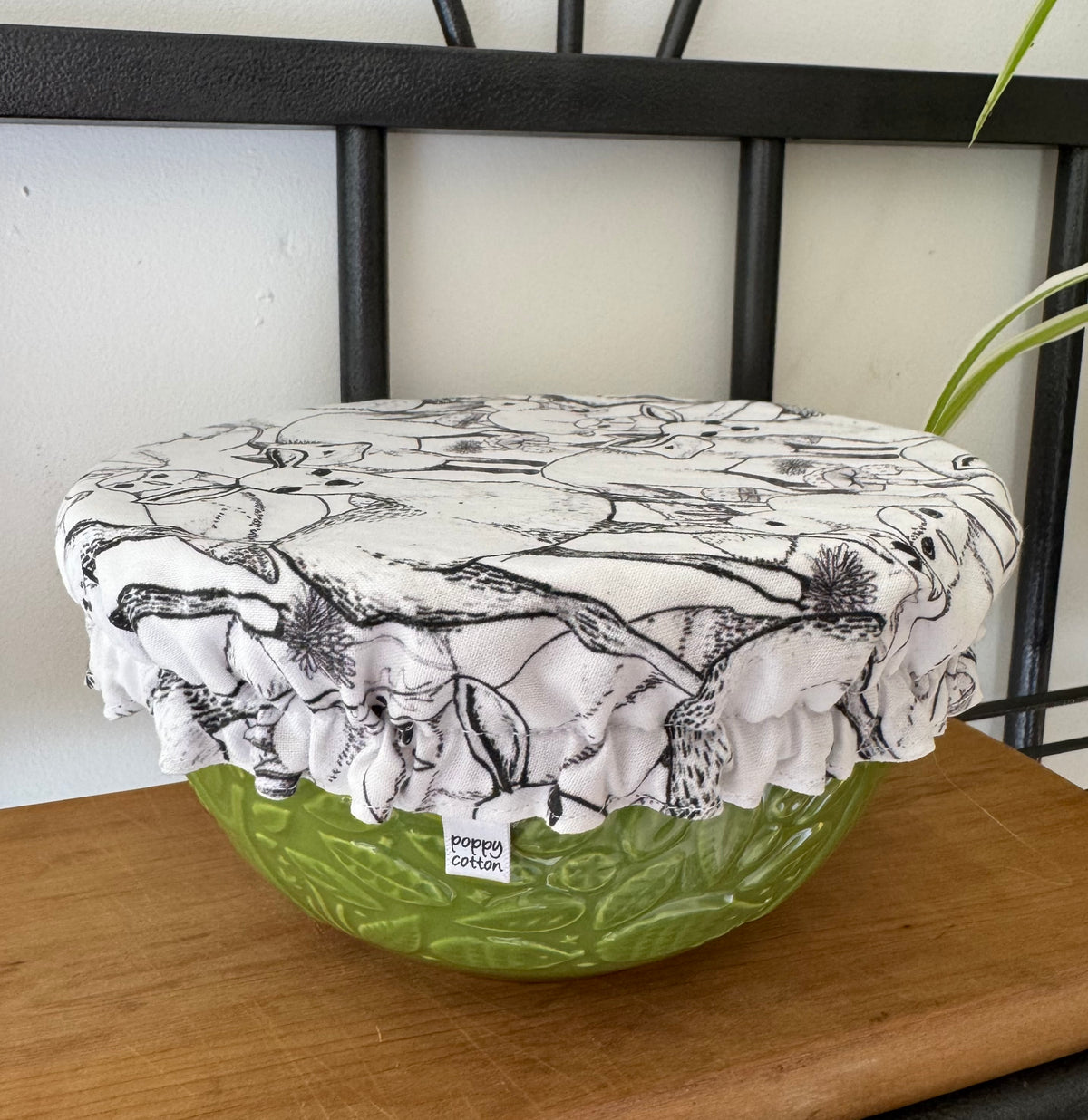WOODLAND DEER ~ Reusable Fabric Bowl Cover