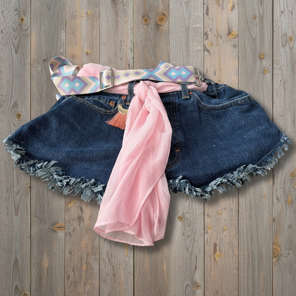 UPCYCLED DENIM JEANS HOBO BAG
