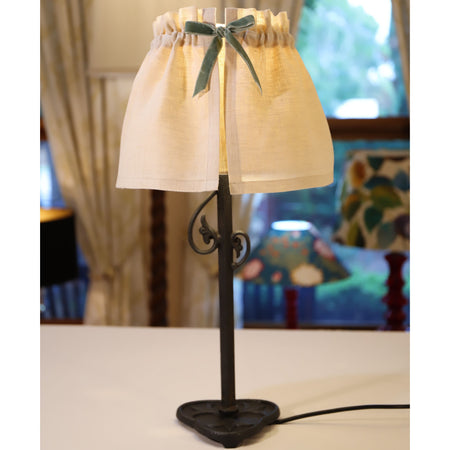 Lampshade skirt with velvet ribbon - Small