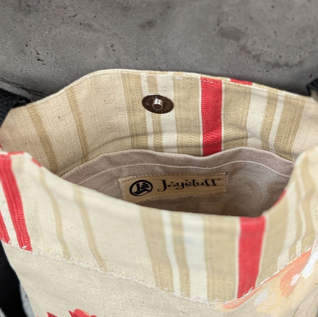 Small crossbody bag in linen - Alma