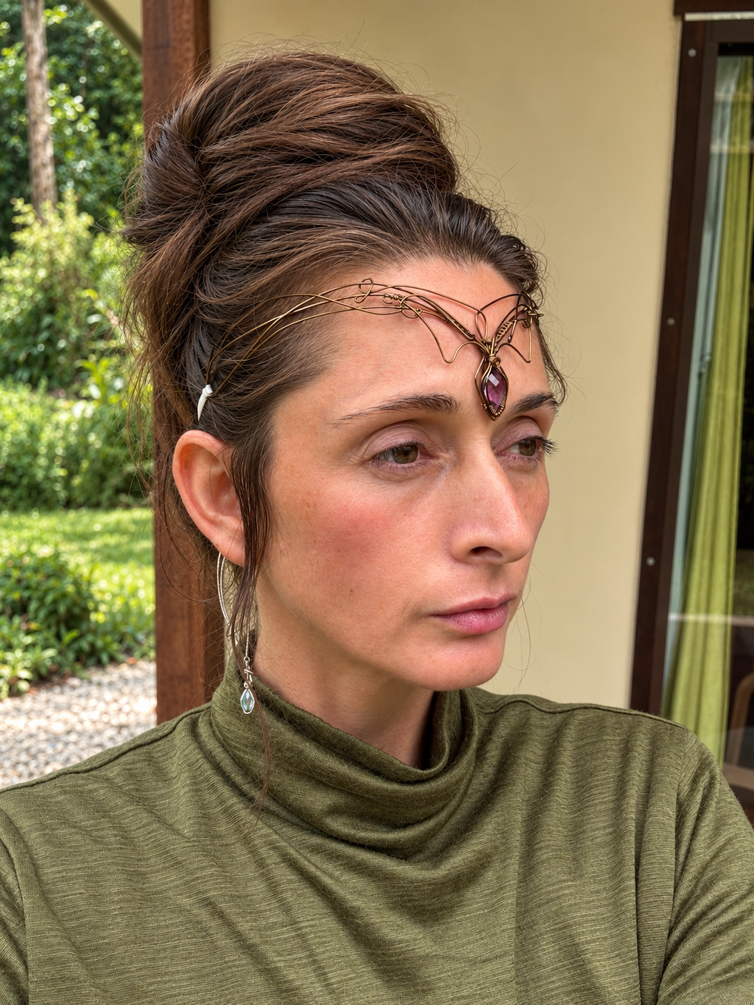 Amethyst Crystal elven fairy fantasy crown