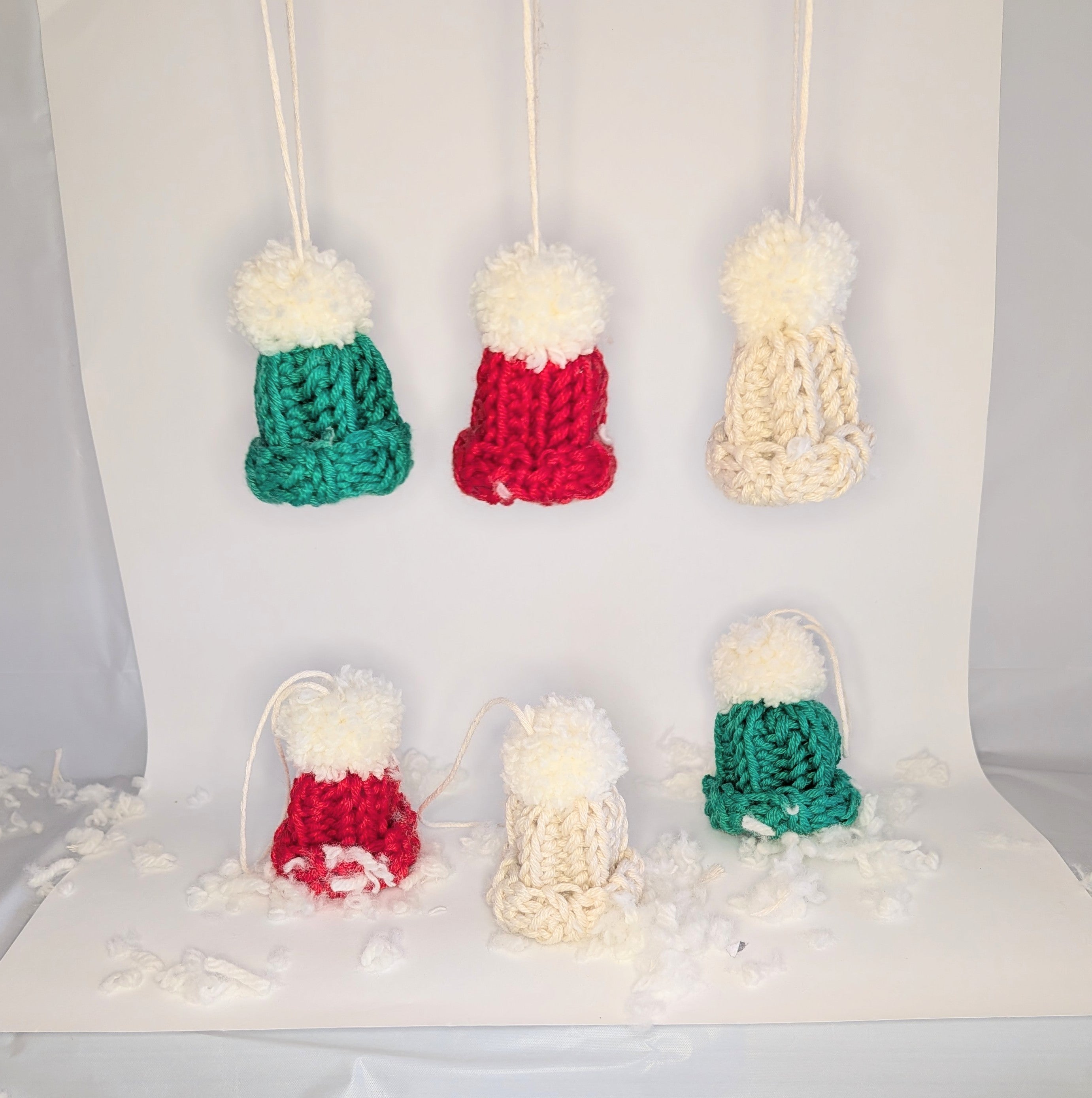 Christmas Mini Beanie Decoration Set of 6