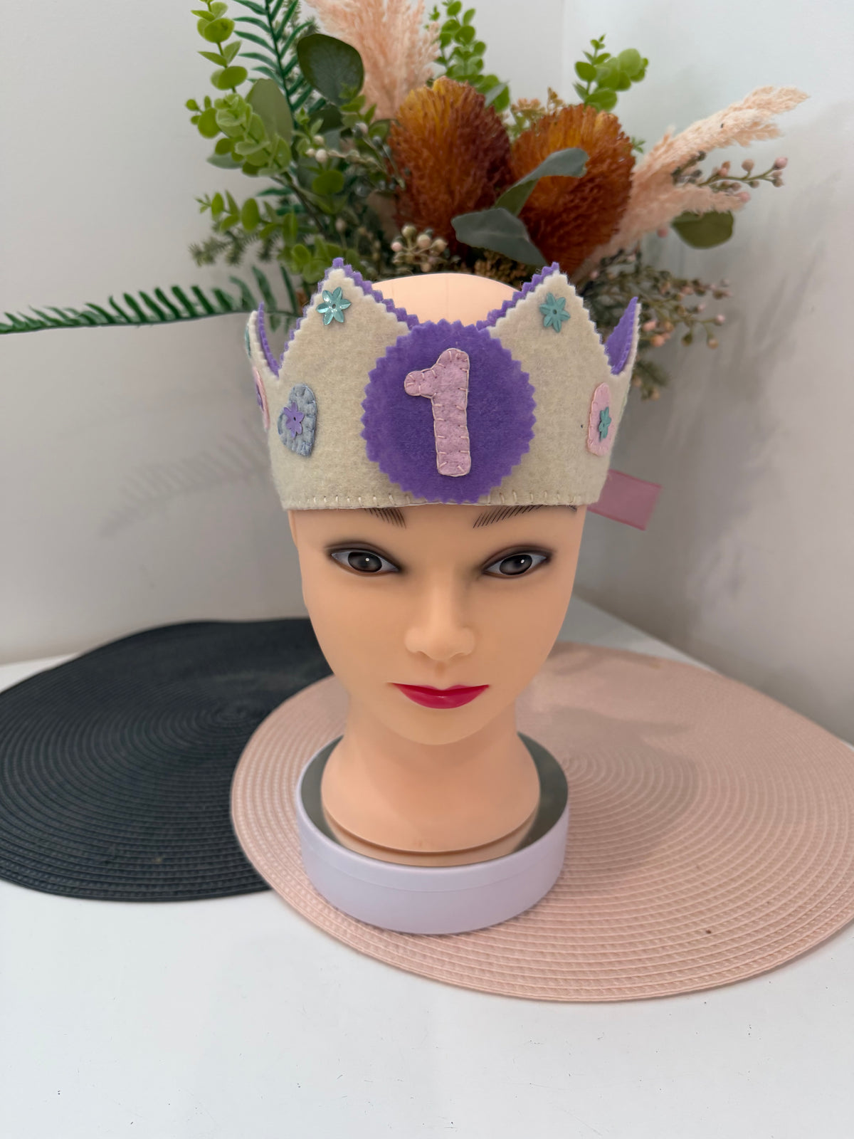 1st birthday crown