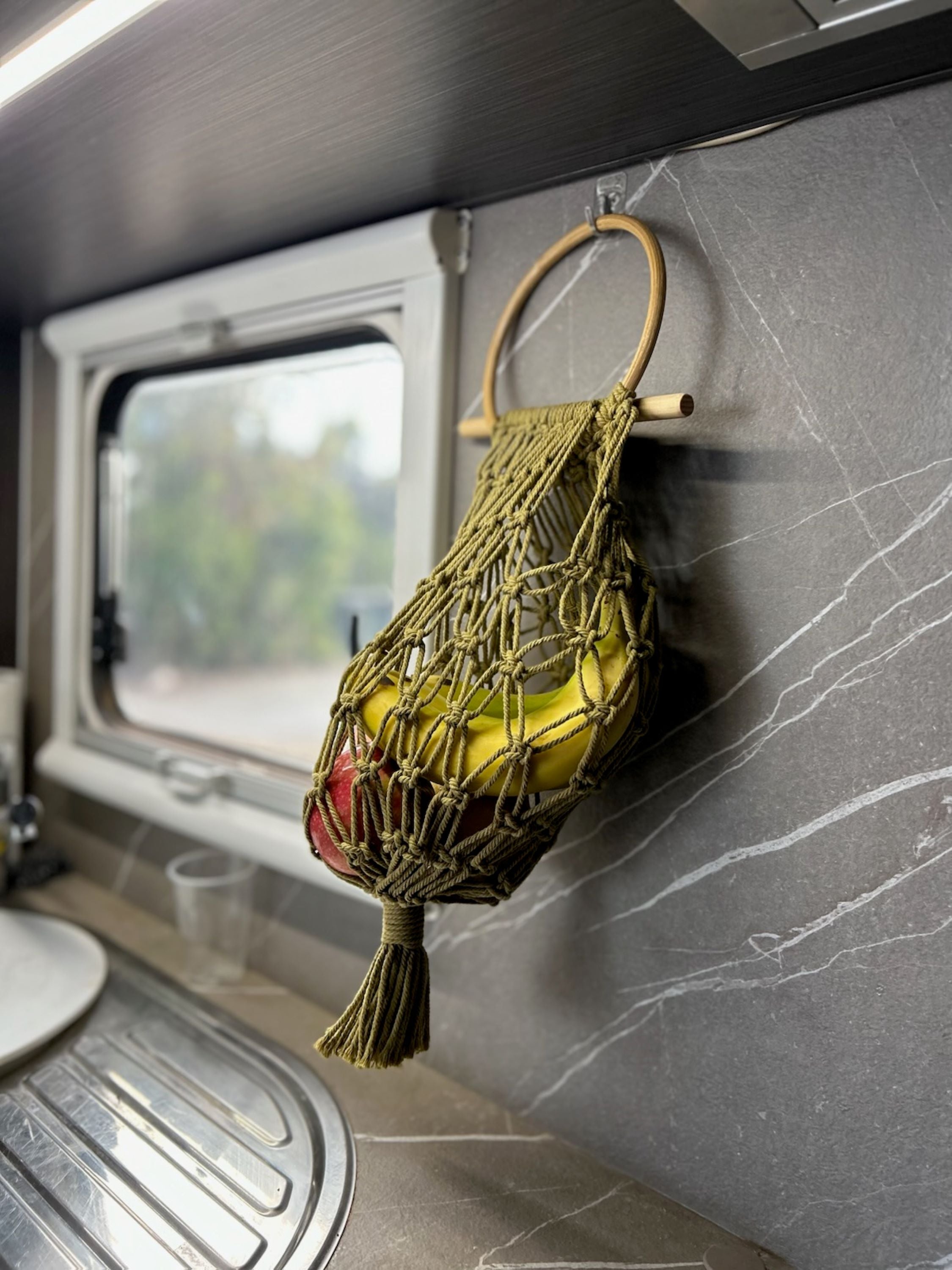 Macrame Hanging Fruit Basket