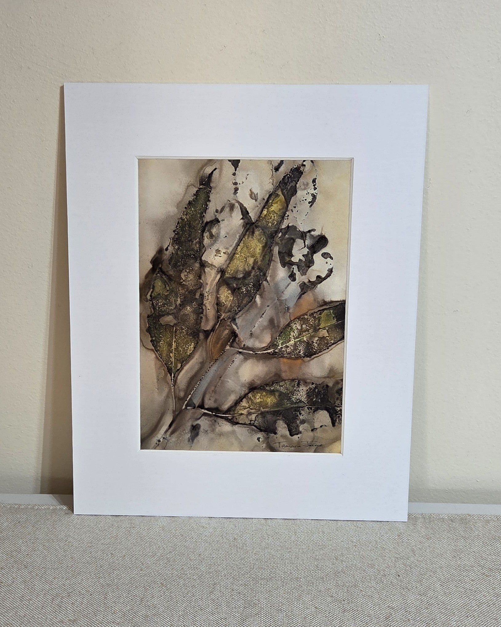 Wild Impressions ~ Set of 3 Original Botanical Artworks  - Eco Print & Watercolour