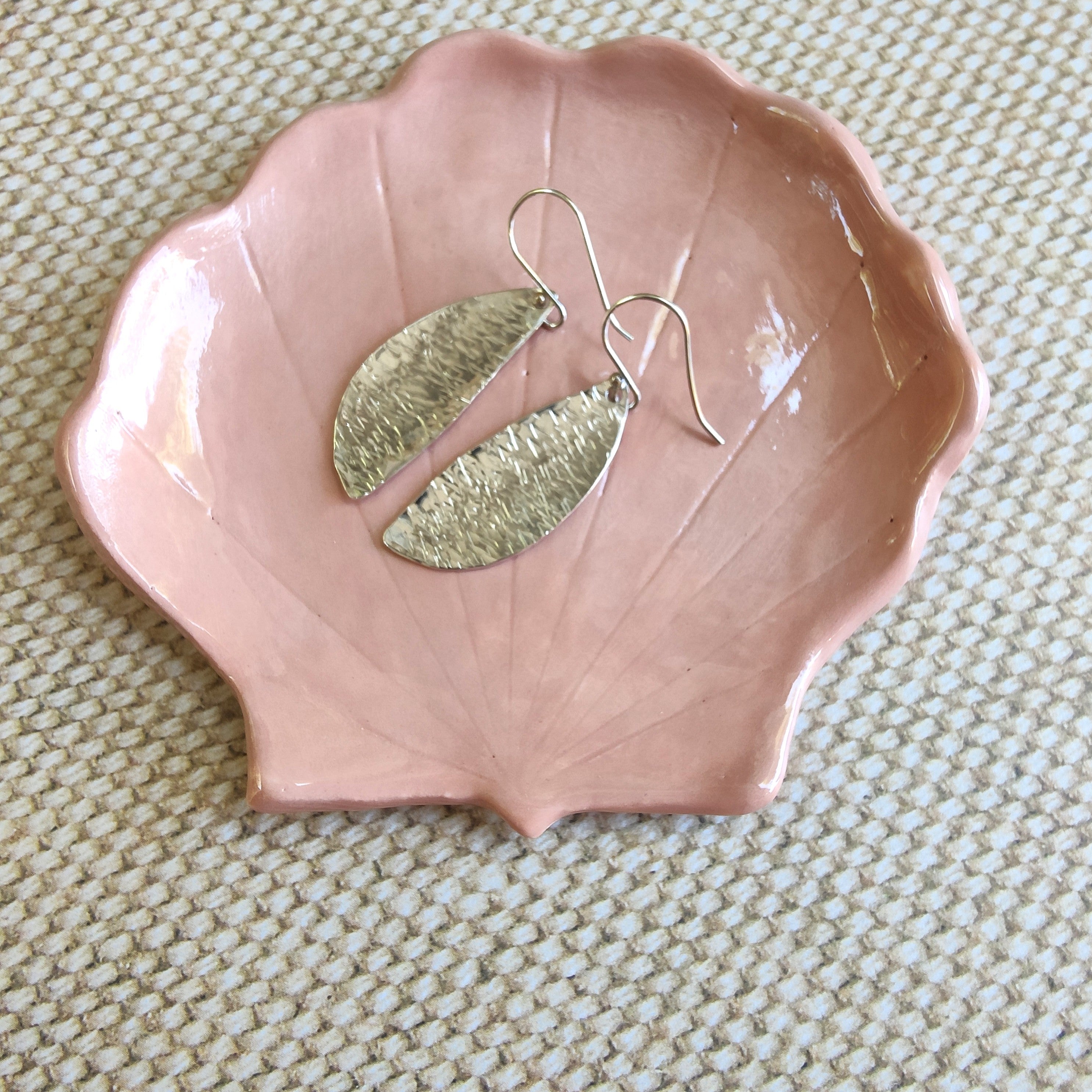 Handcrafted Sterling Silver Spoon Bowl Earrings