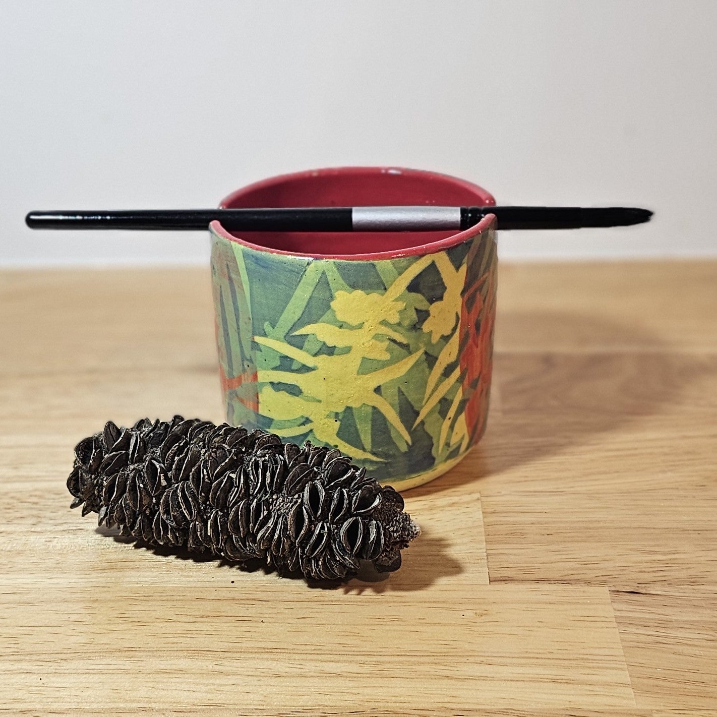 Paint Water Container & Brush Holder