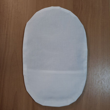 STOMA BAG COVER LARGE WHITE  Suitable for Ileostomy, Colostomy, Urostomy