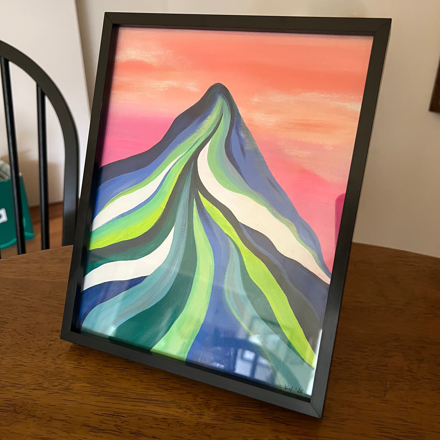 ‘Snowy Mountain’ original painting