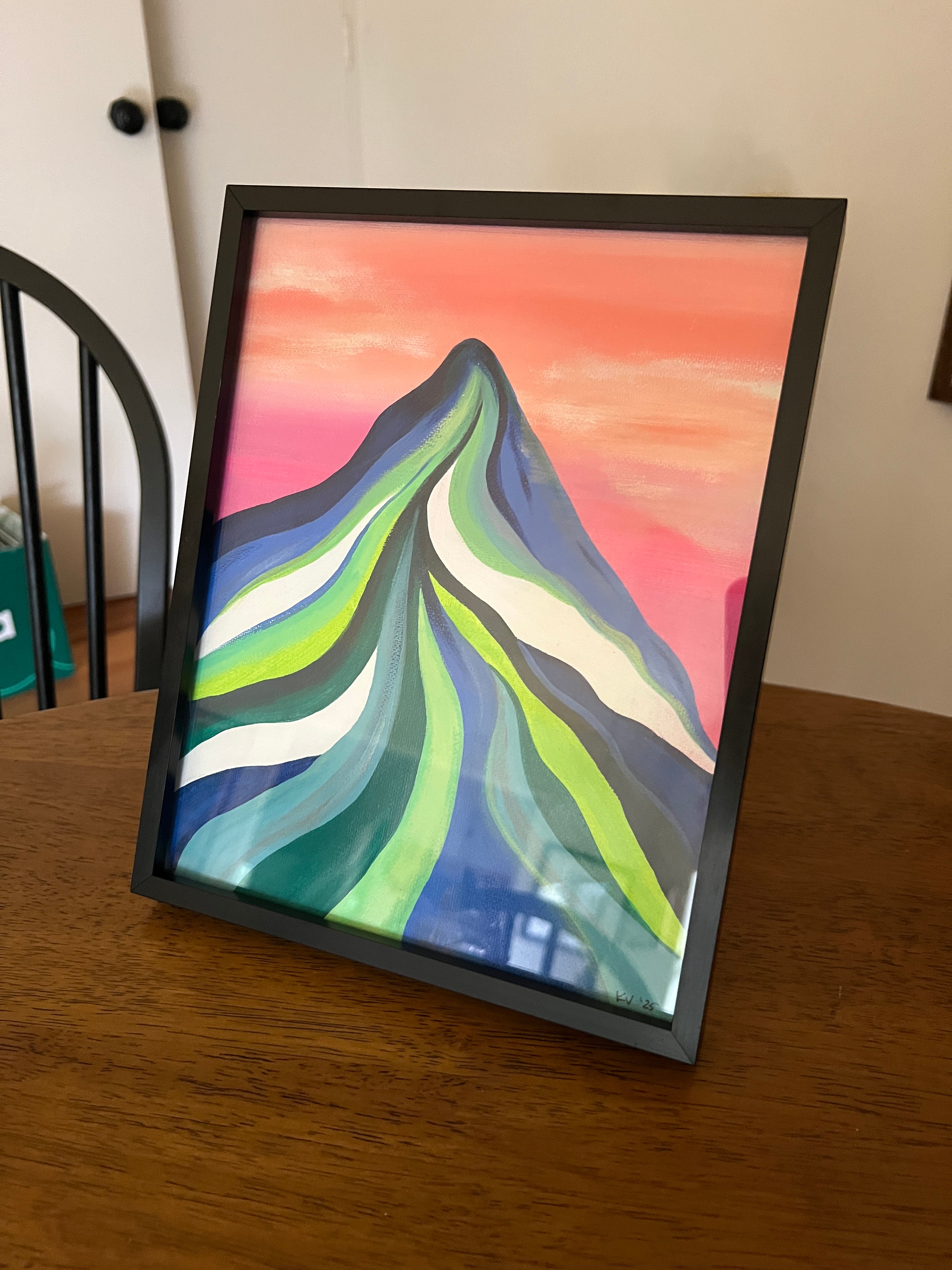 ‘Snowy Mountain’ original painting