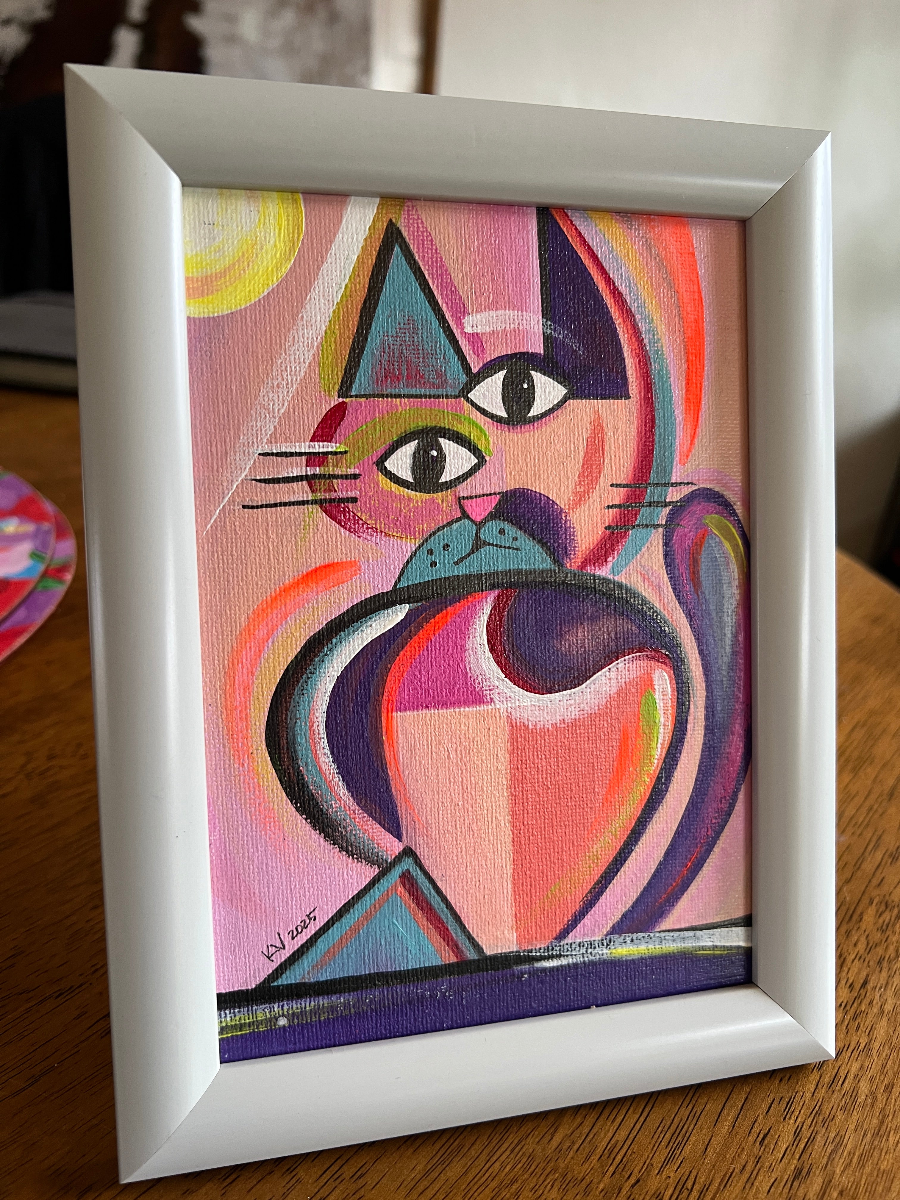 Purrcasso original artwork