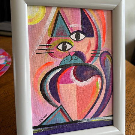 Purrcasso original artwork