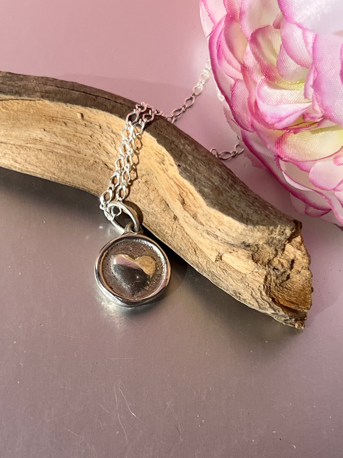 “My Silver Heart” Pendant & chain
