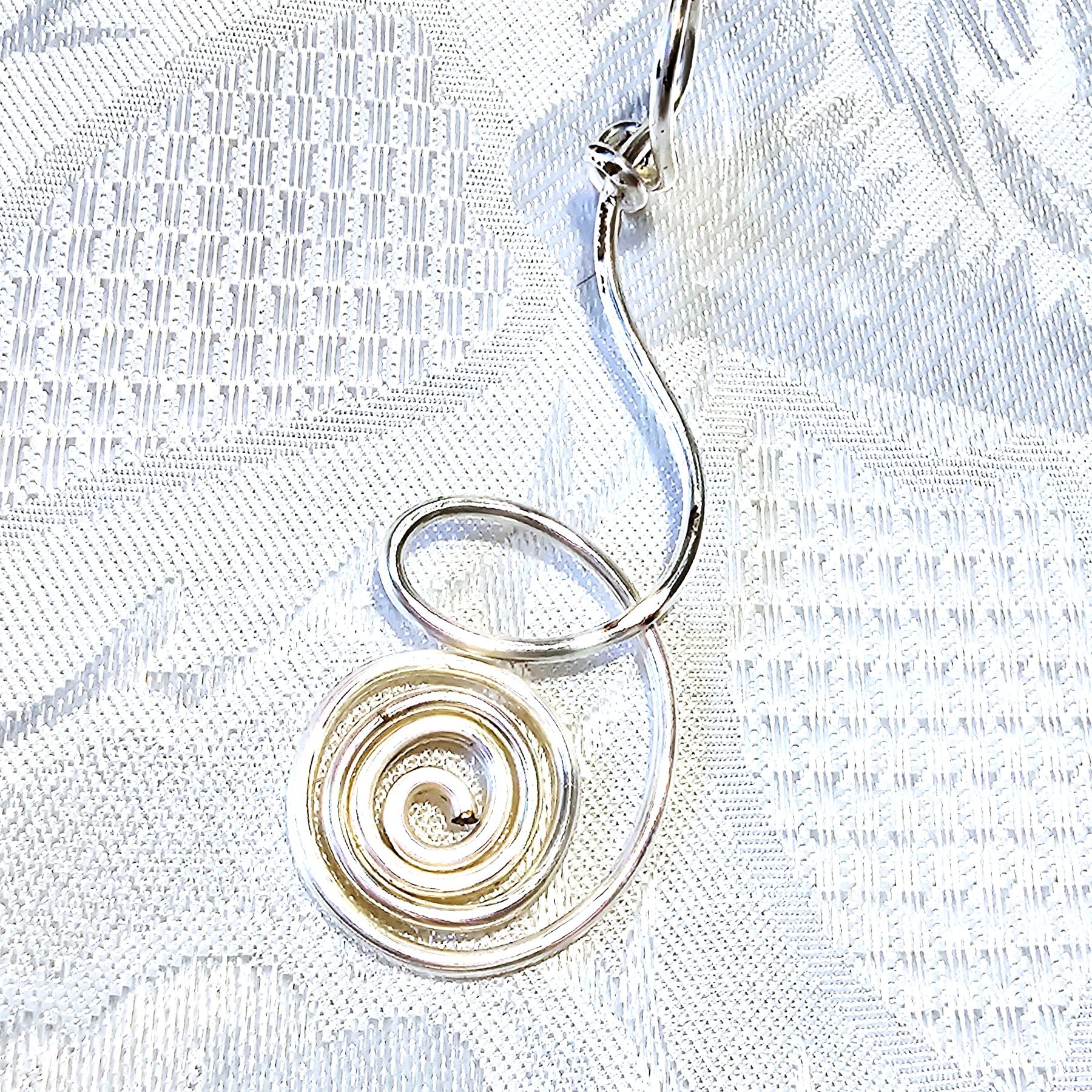 Simple Handmade Coiled Pendant FREE POST