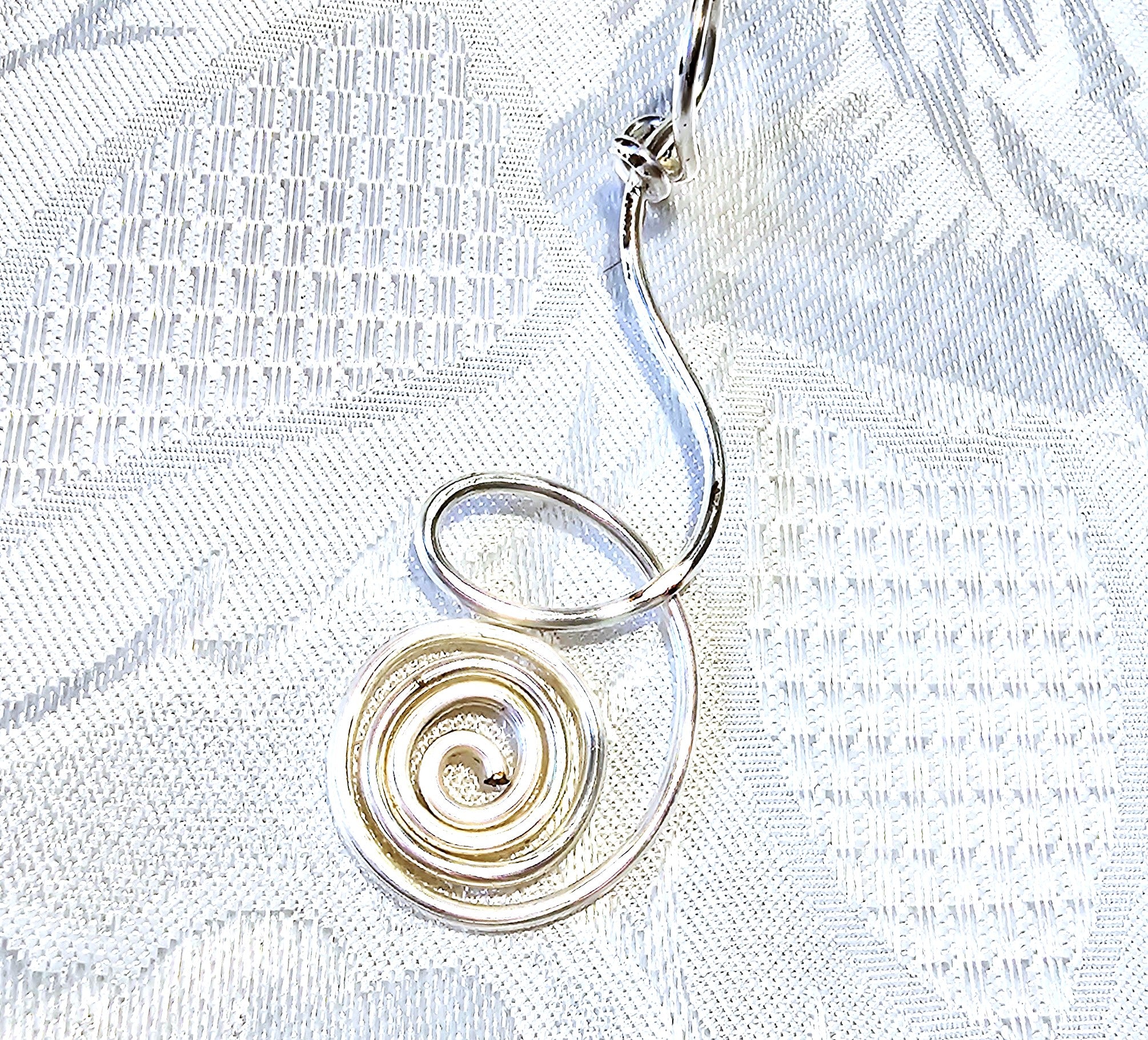 Simple Handmade Coiled Pendant FREE POST