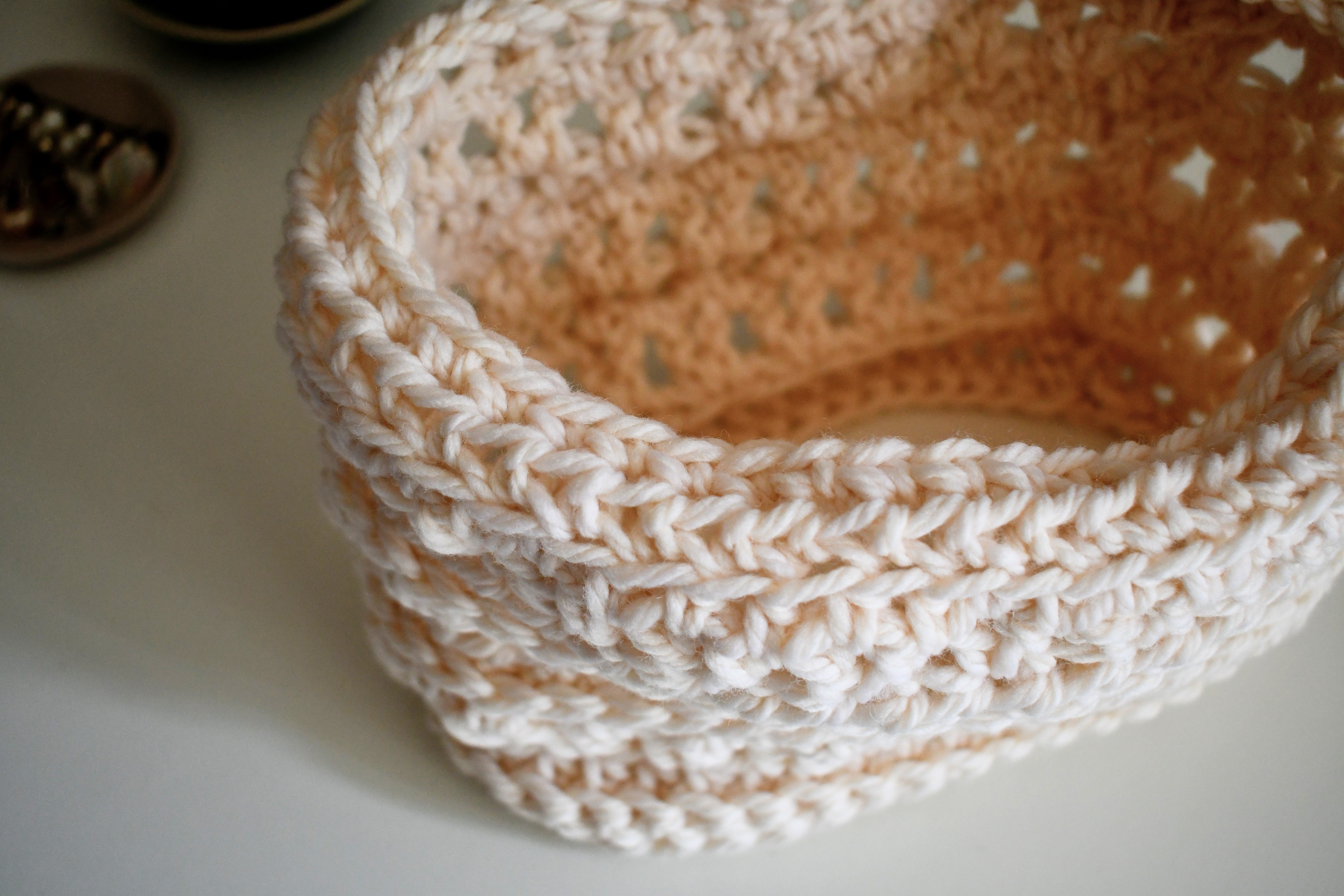 Handmade Crochet Cowl Neck Warmer Cream White
