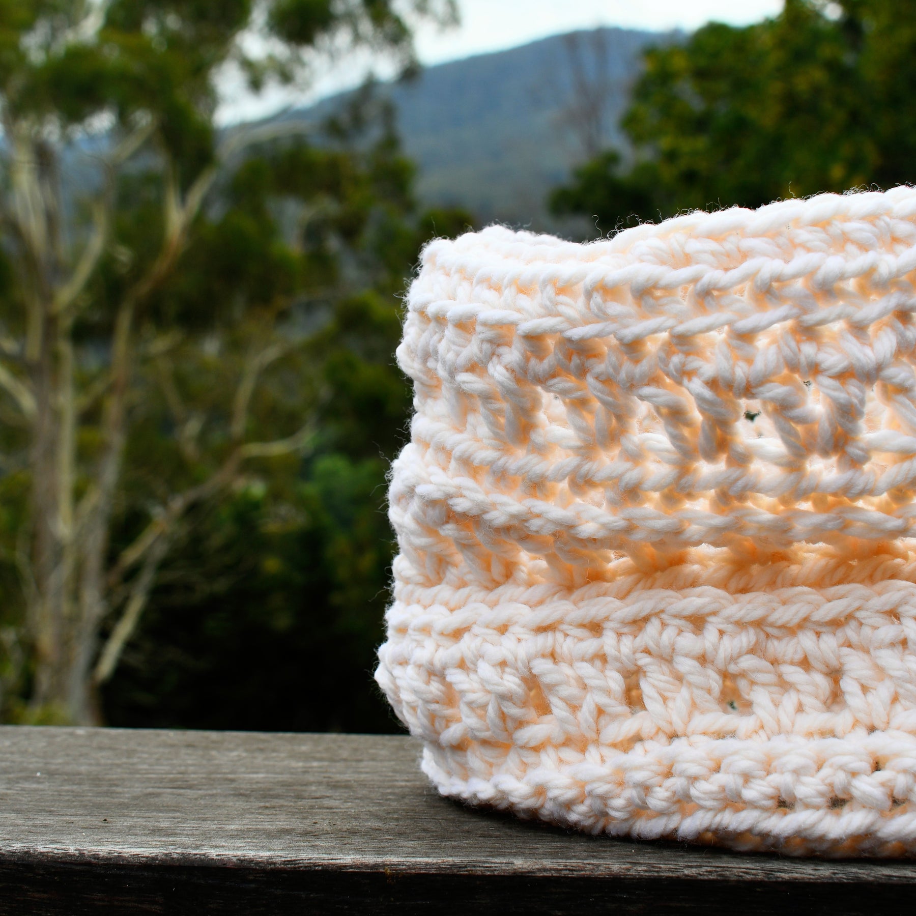 Handmade Crochet Cowl Neck Warmer Cream White