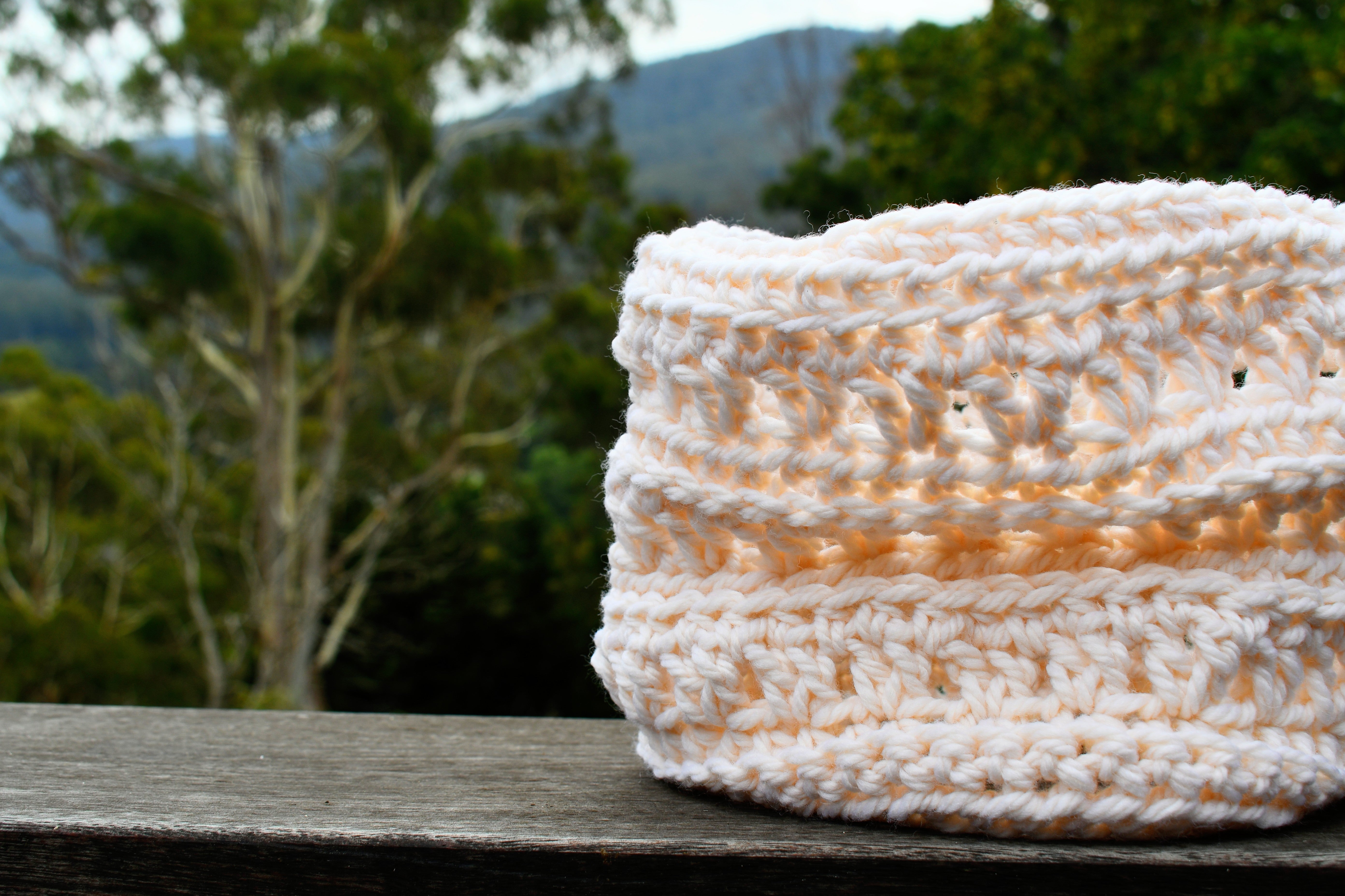 Handmade Crochet Cowl Neck Warmer Cream White