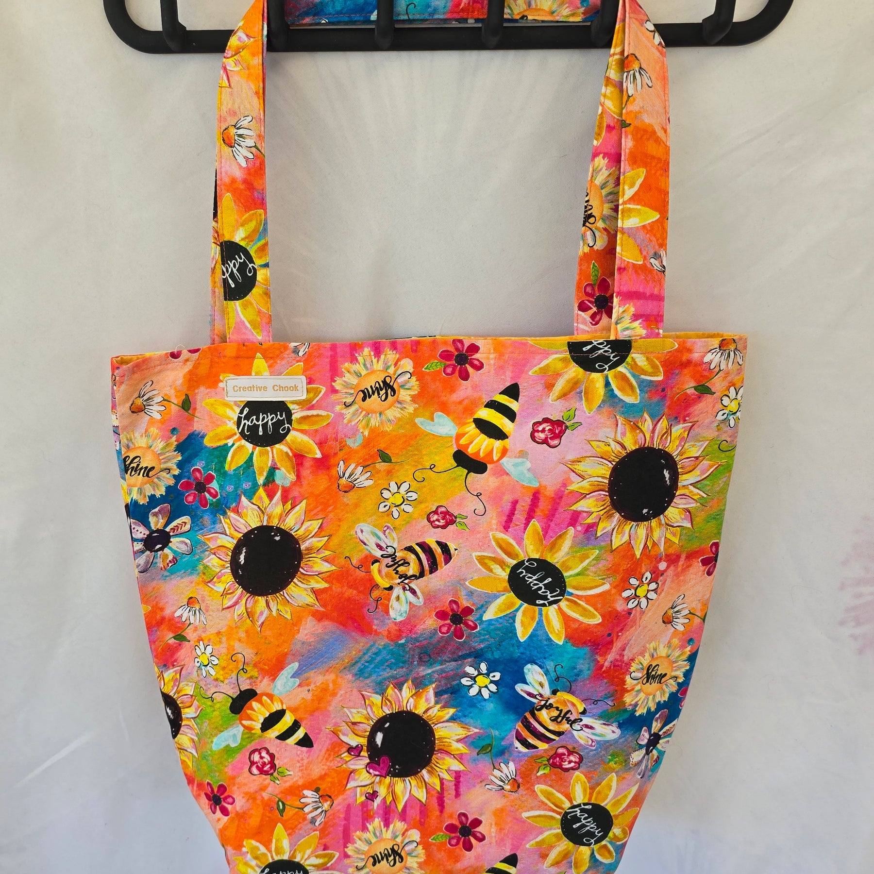 Handmade | Sunflowers | Bees | Tote Bag
