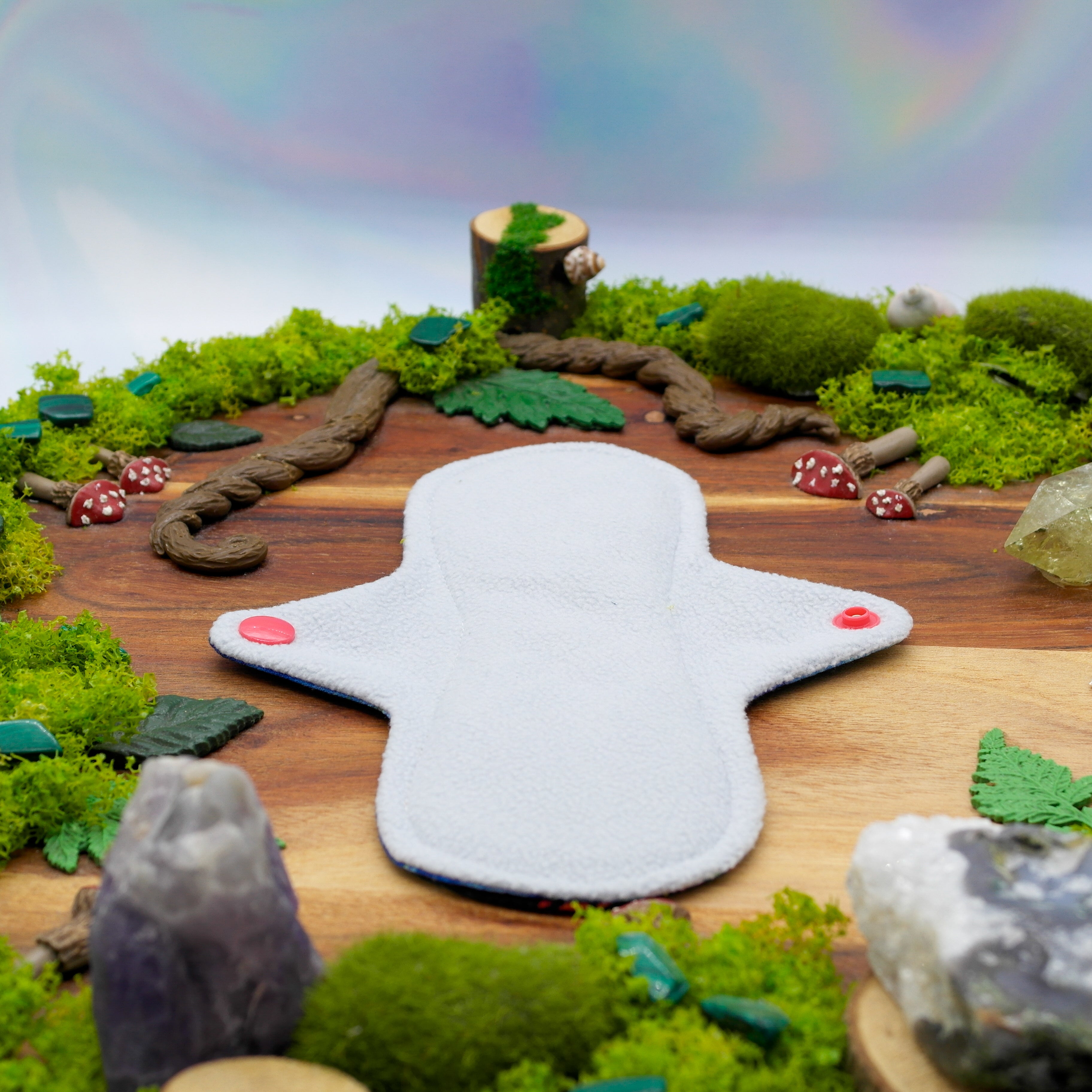 Ecofriendly reusable cloth pad 8" Heavy (mishmash) - synchronicity