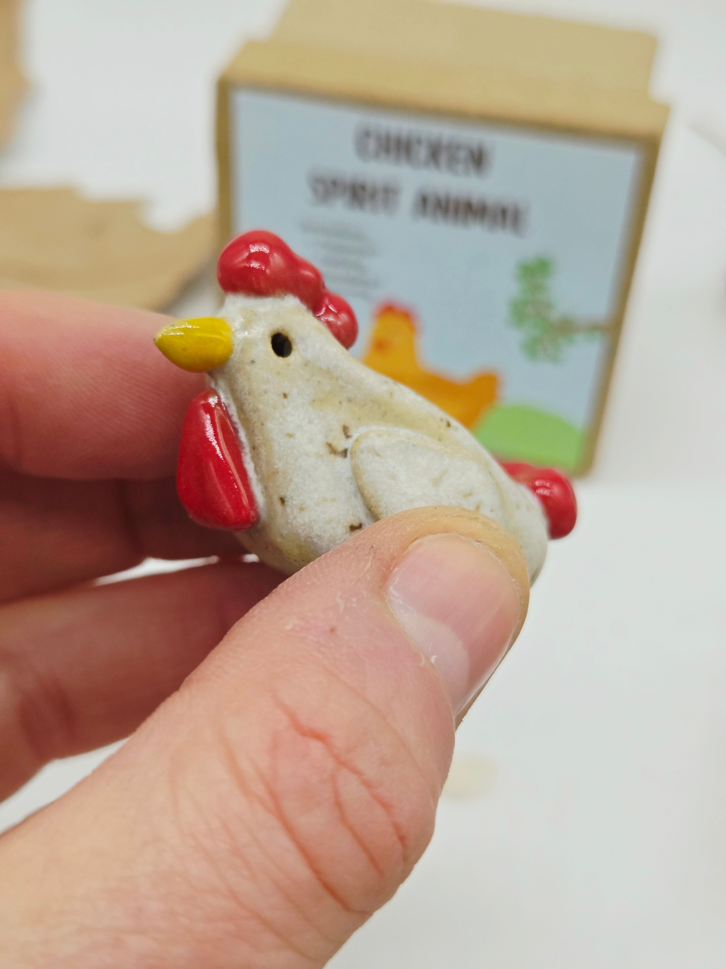 Spirit Animal - Chicken Speckled White