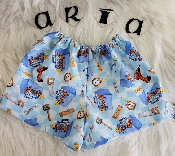'Dads Helper'  Simple Shorts Size 2